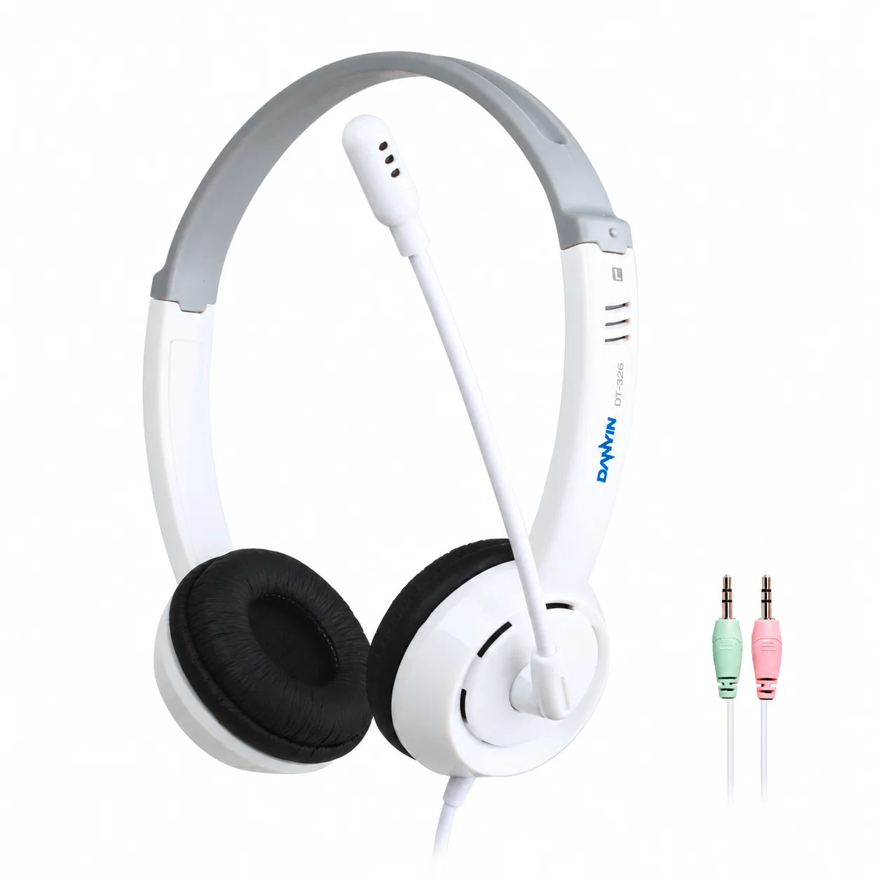 White Wired Over Ear Headphones