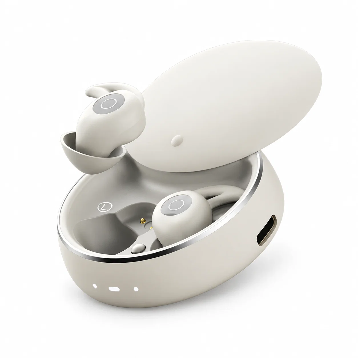 CM50 Wireless Earbuds with Case - Gray, Neutral Packaging – Sleep Earbuds
