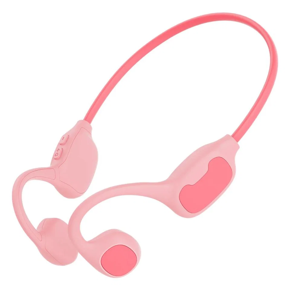 Rosa Bluetooth-Nackenbügel-Kopfhörer, C20