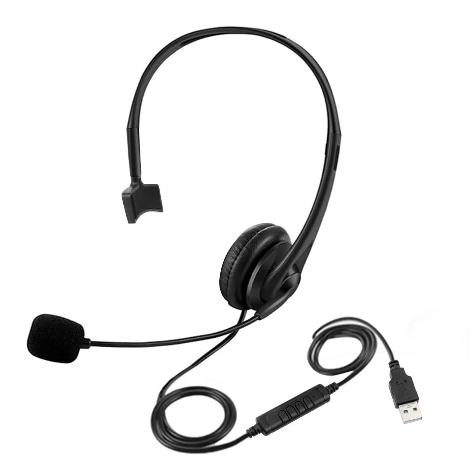 Single-Ear Headset – Wired Headphones