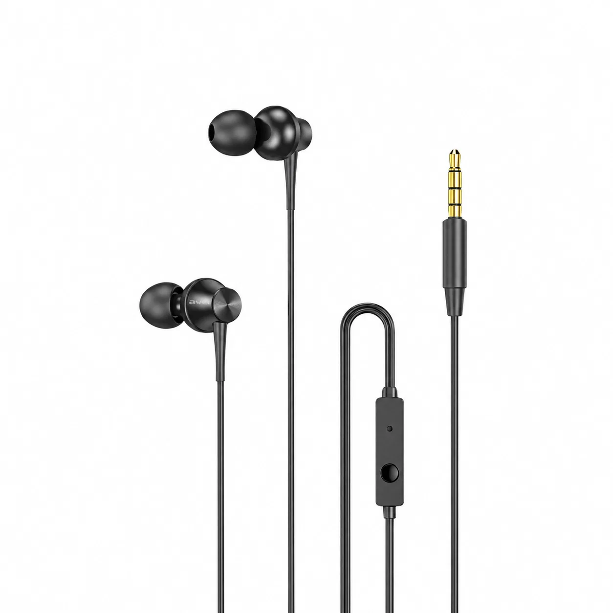 PC-1 Wired Earphone Set - Black – Wired Earbuds