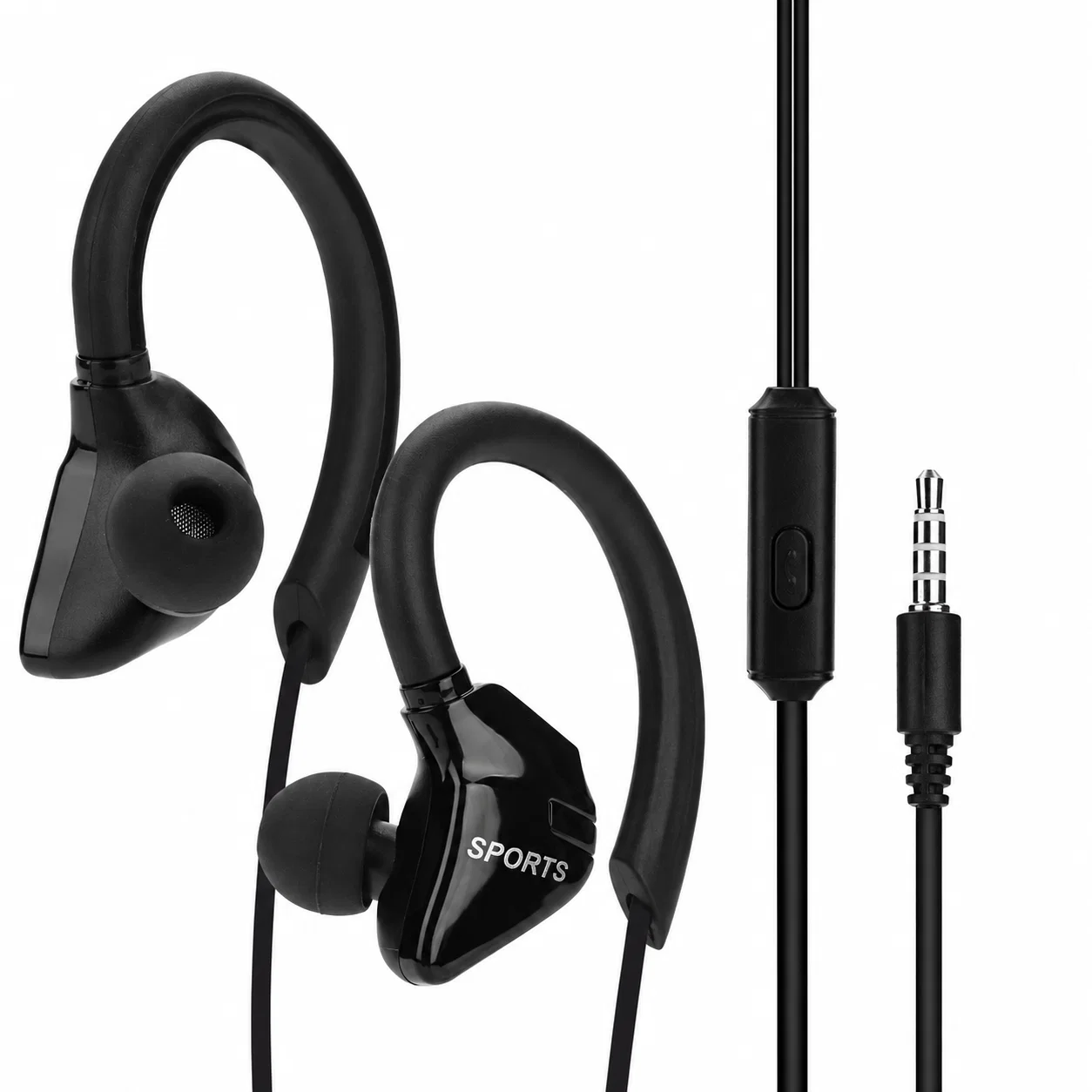 Black Wired Earbuds, GSD-G3