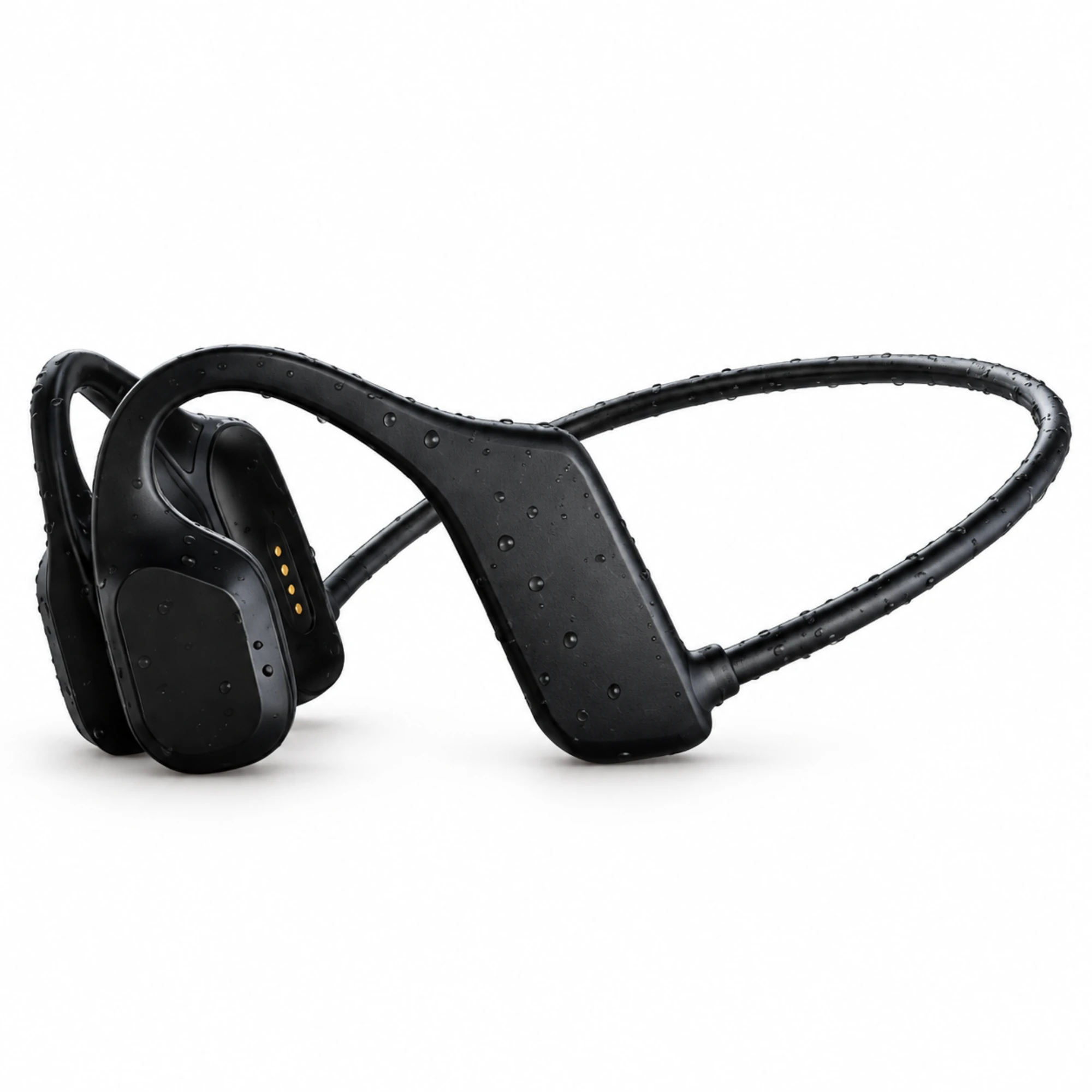 Black Bone Conduction Headphones