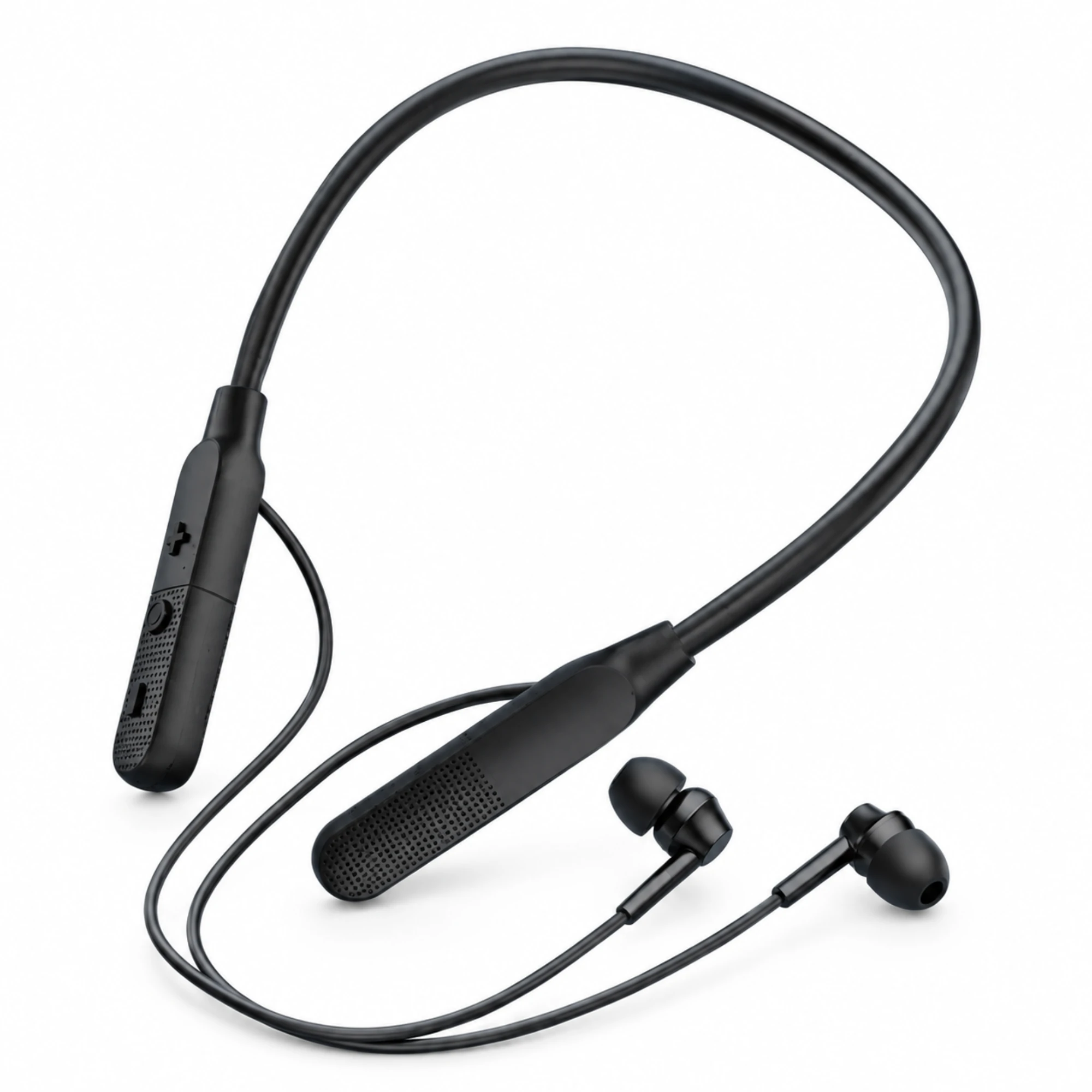Black Neckband Wireless Headphones