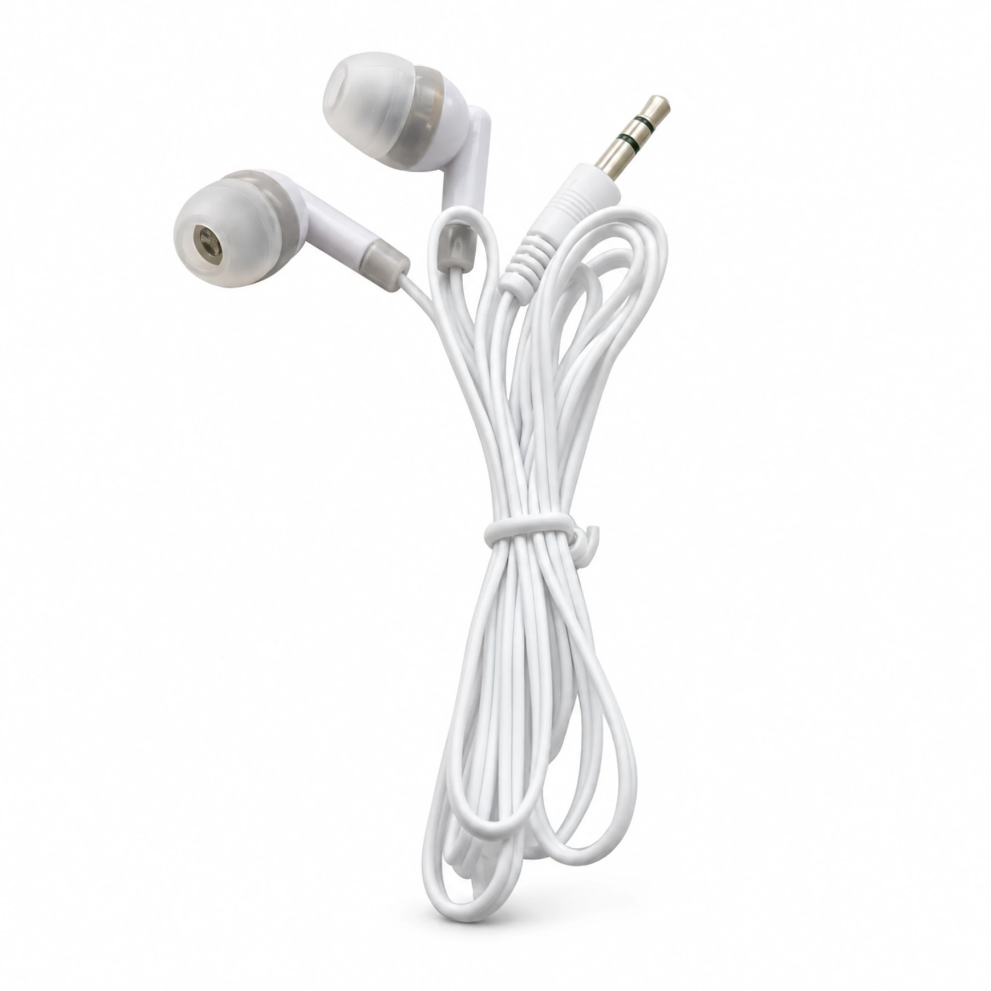 White 3.5 mm Wired Earbuds
