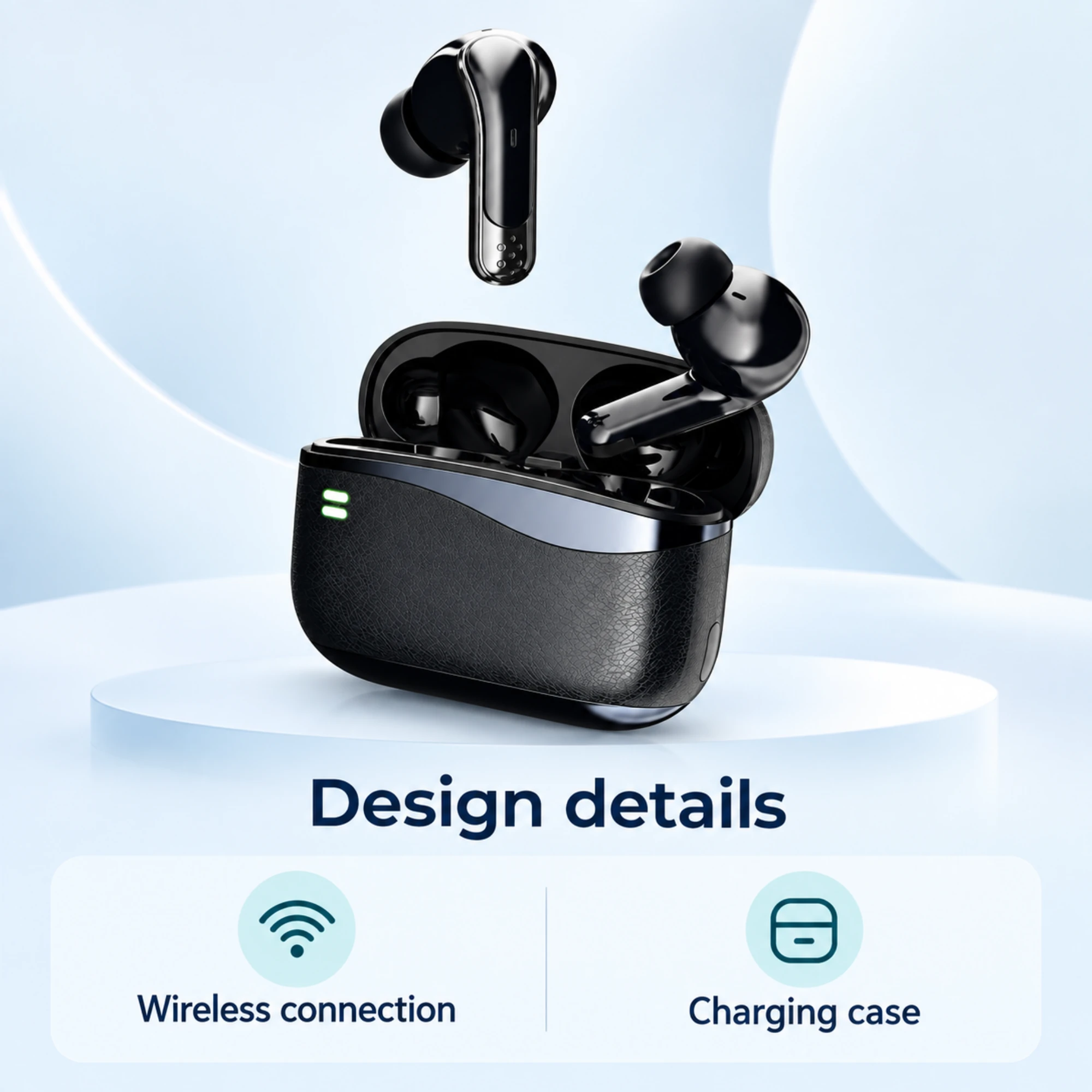 P-M6 Wireless Gaming Earbuds — design details