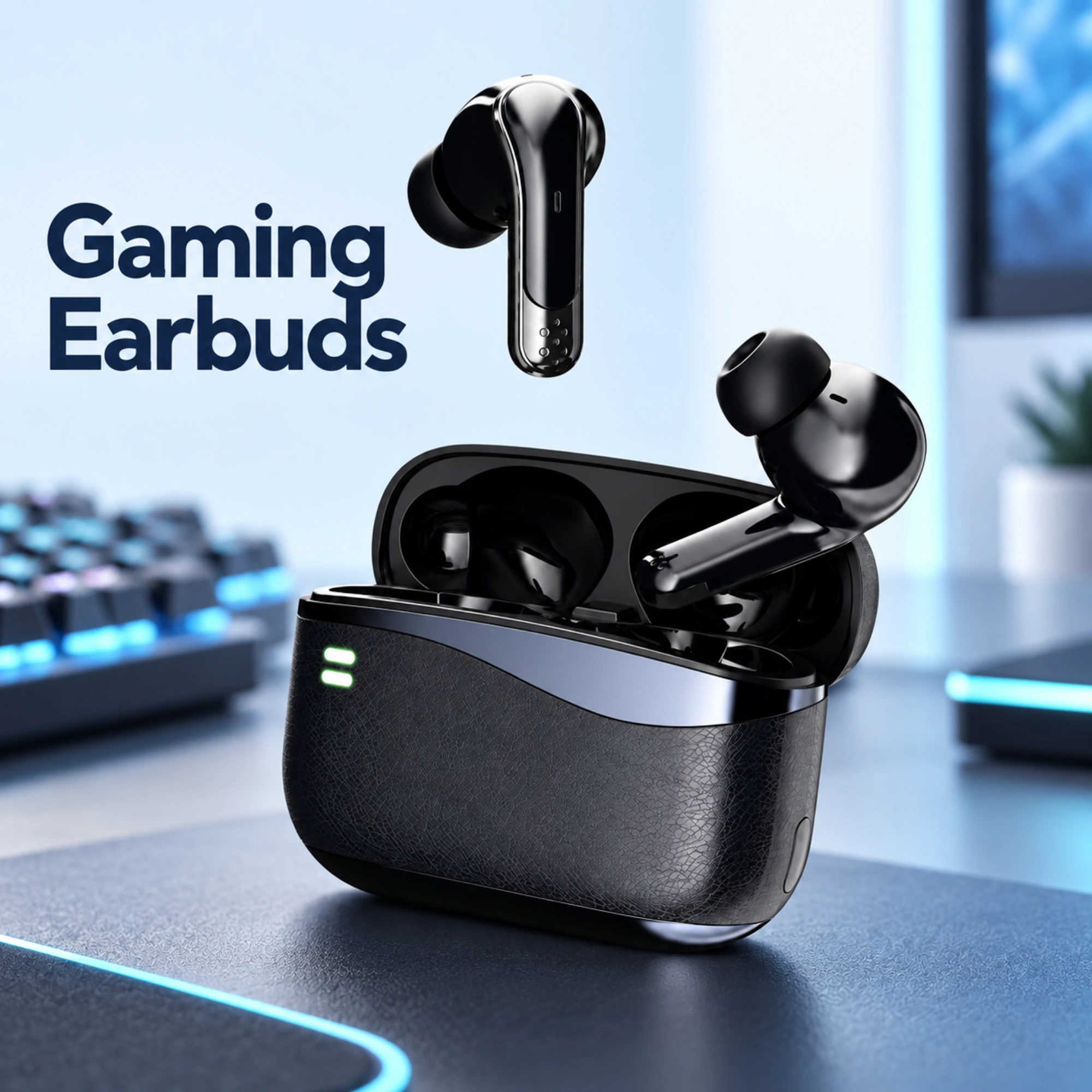 P-M6 Wireless Gaming Earbuds — lifestyle