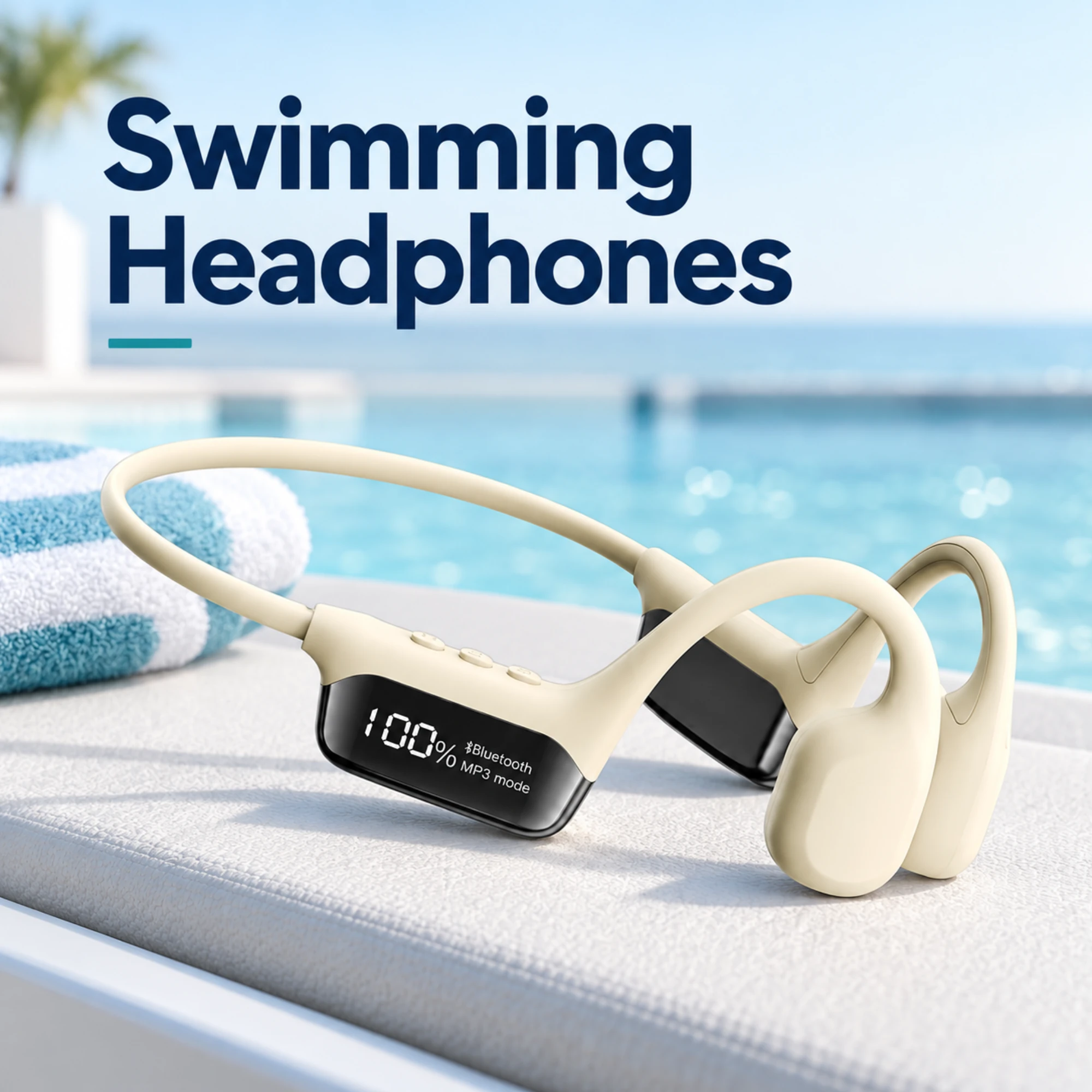 S10 Swimming Headphones with MP3 Mode — lifestyle