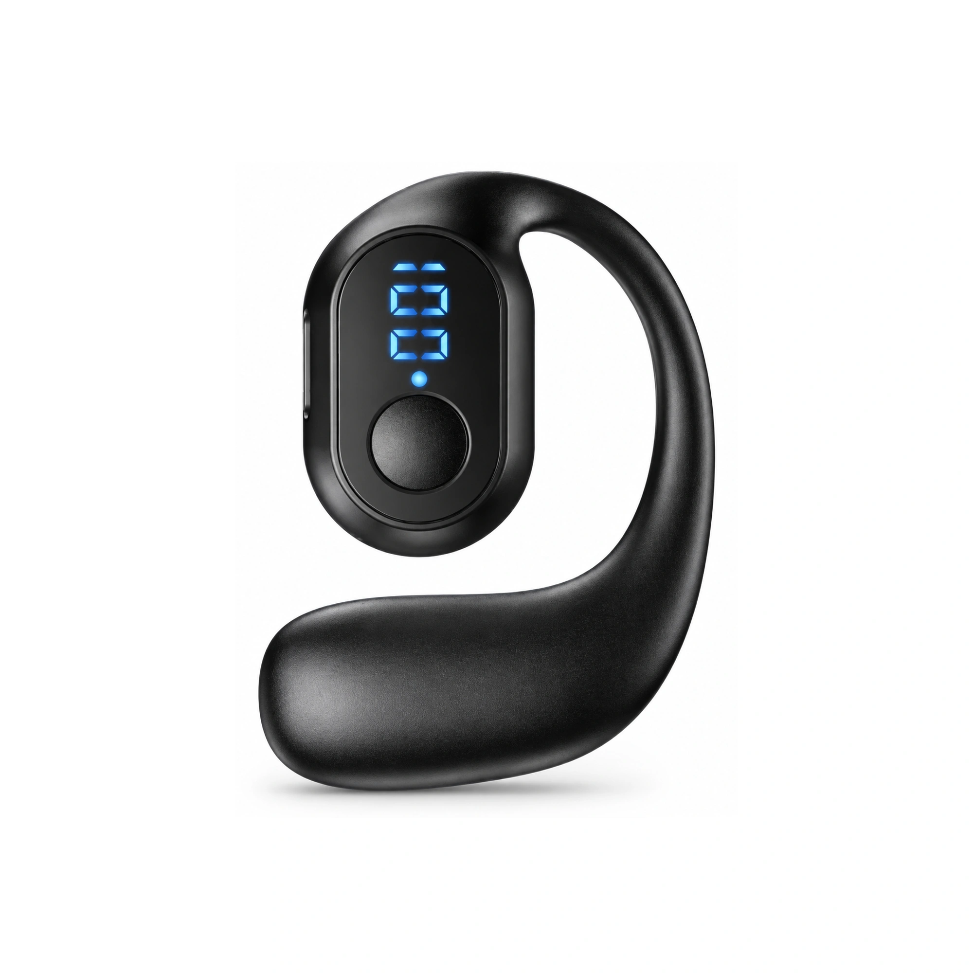 Black Display Ear-Hook Earpiece