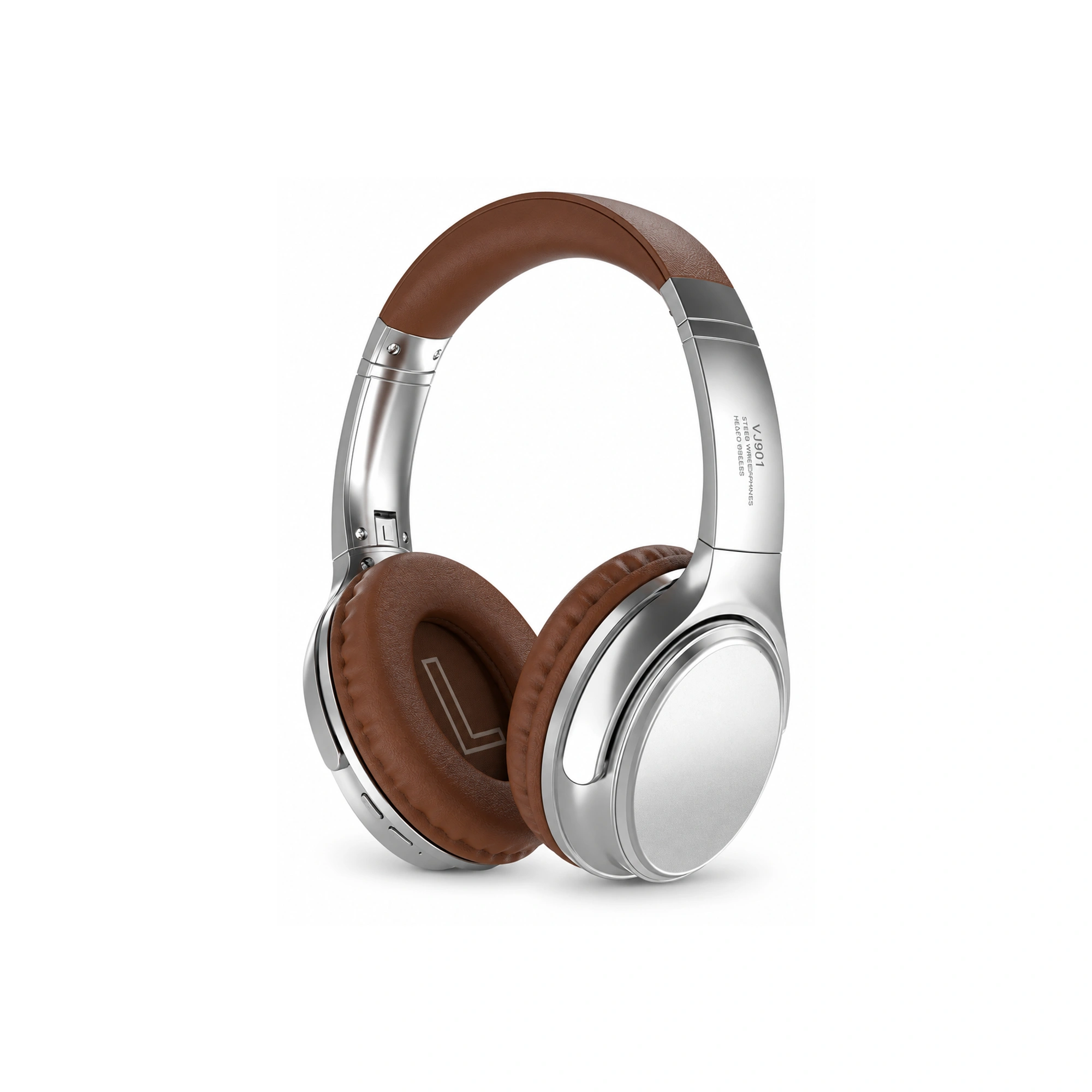 VJ901 Brown Retro Wireless Headphones