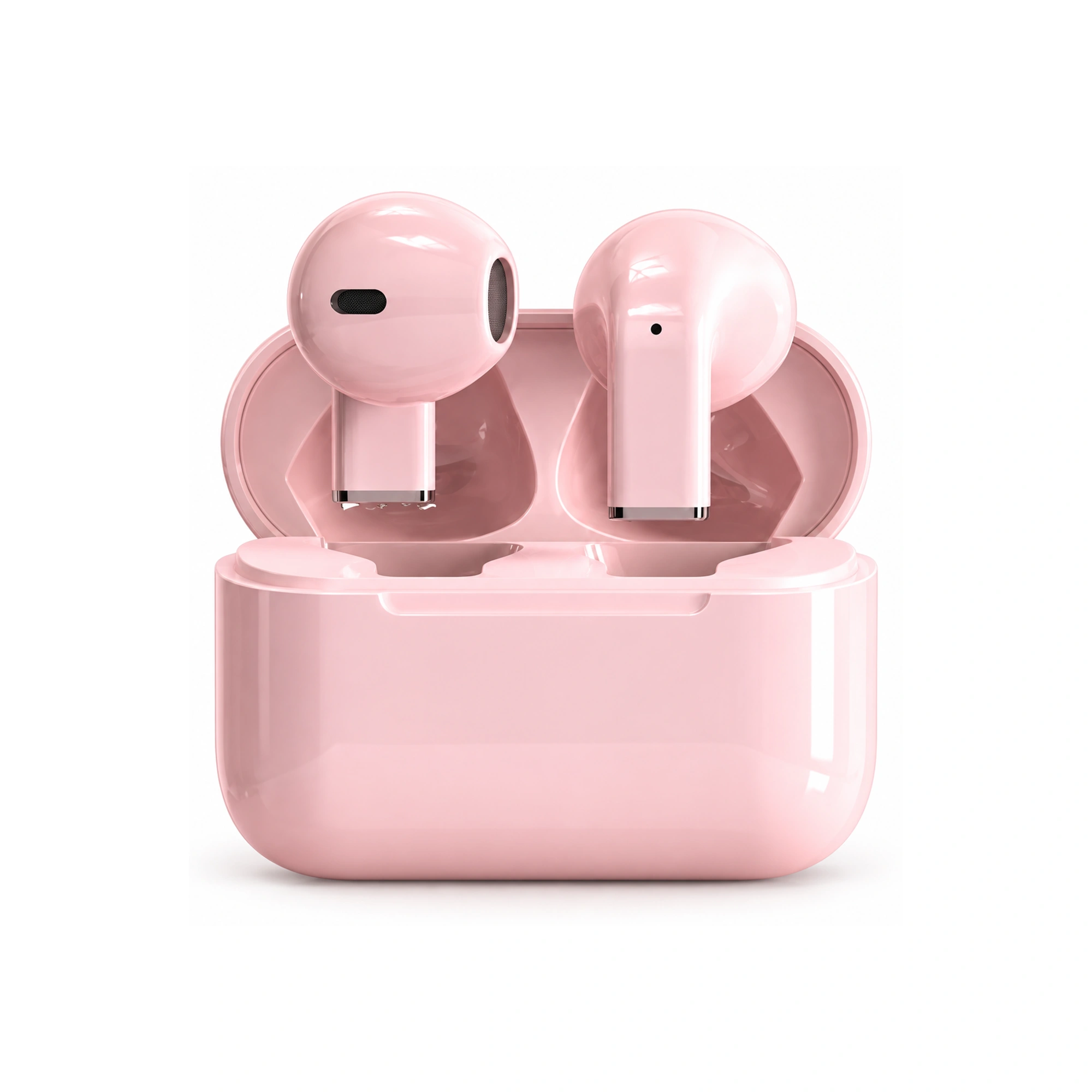 Pro5s Pink Short-Stem Wireless Earbuds