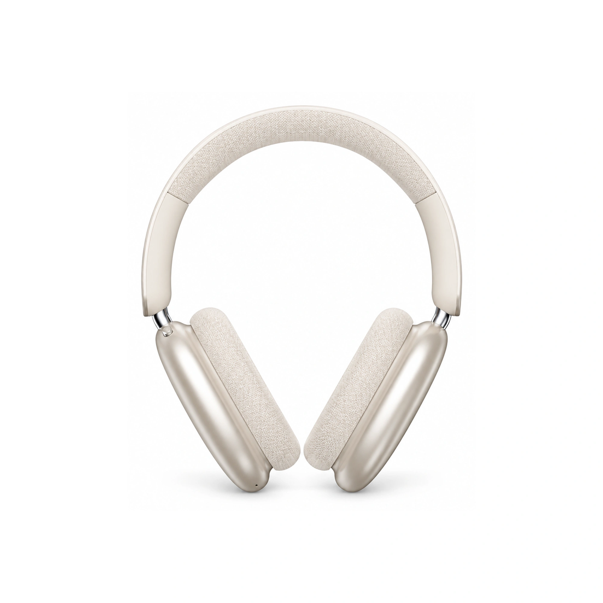 P859 Cream Tapered-Cup Wireless Headphones