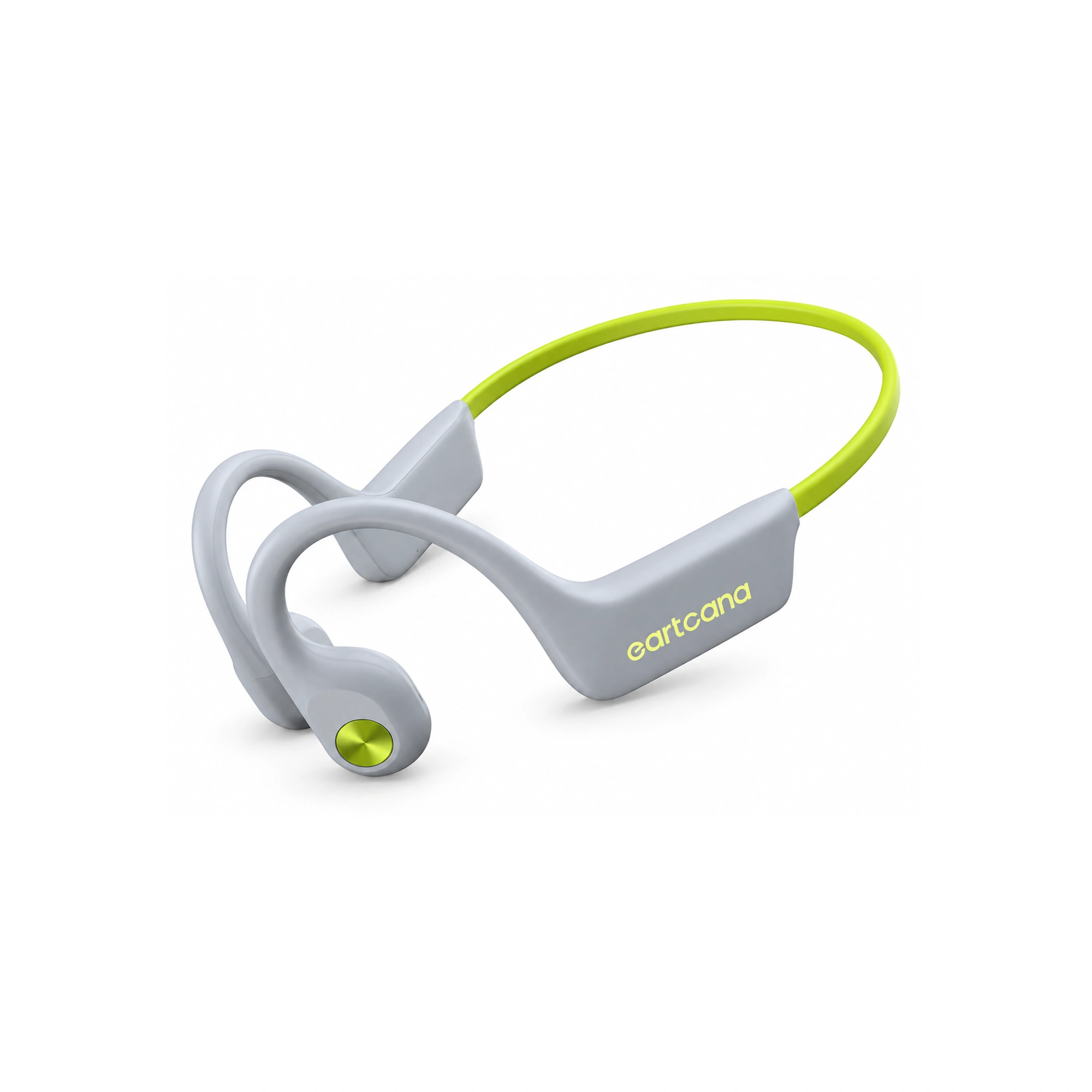 X8 Gray and Lime Open-Ear Sport Headphones