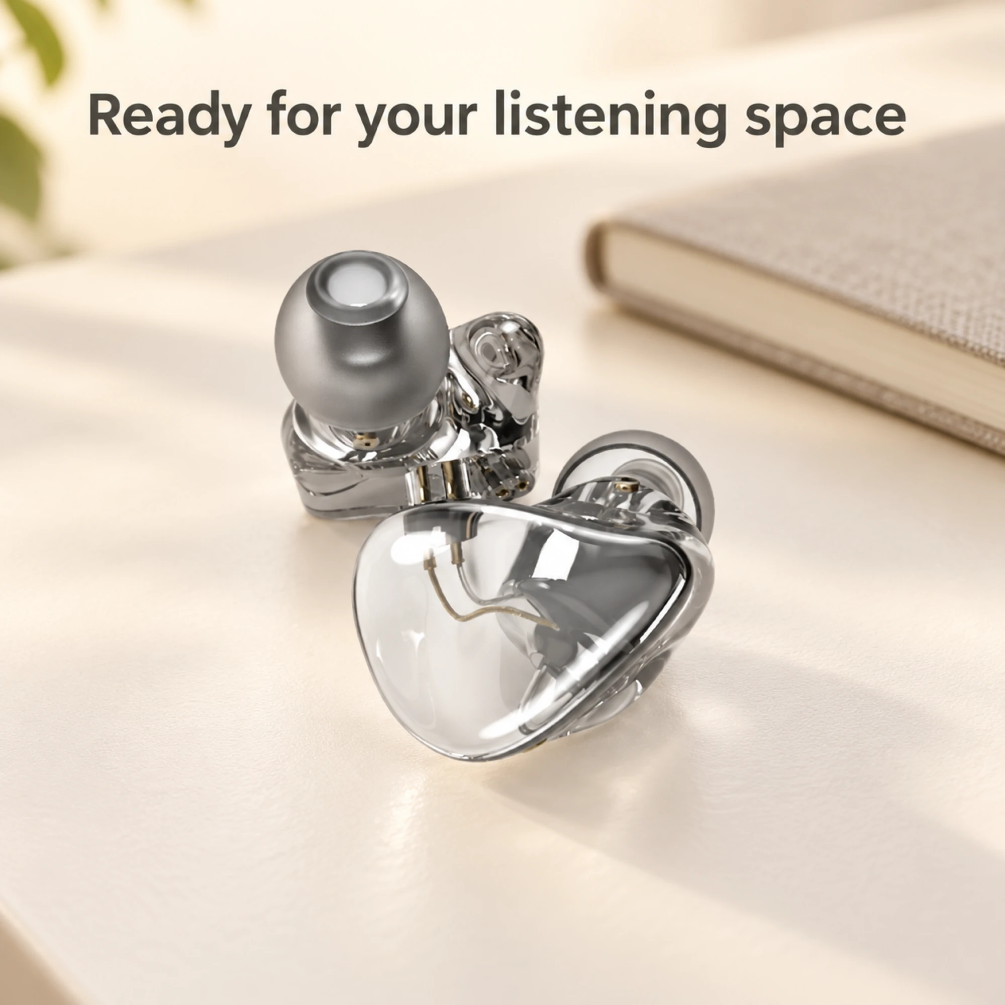 H1SP8 Transparent Resin In-Ear Monitors — lifestyle