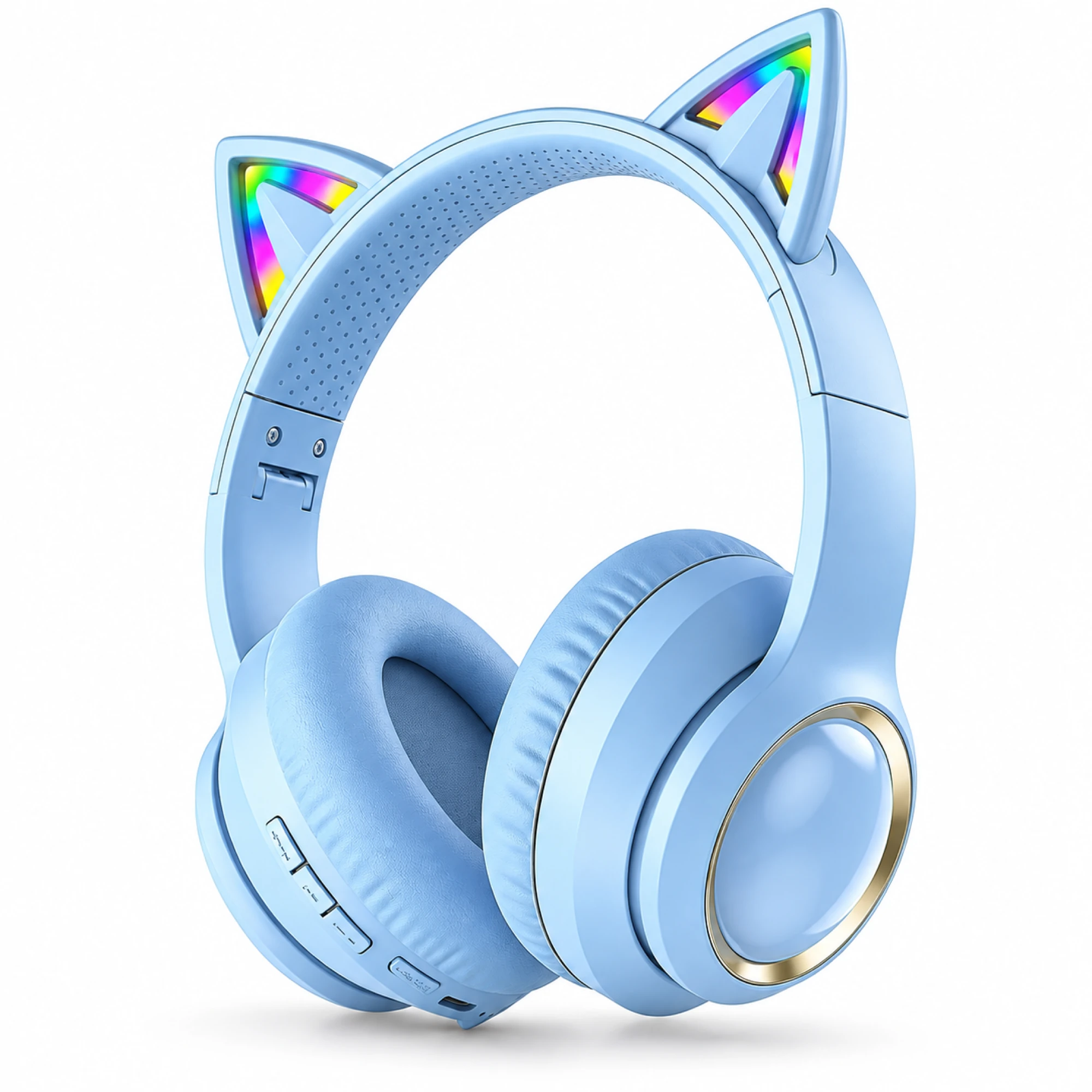 MX-11 Blue Cat Ear Wireless Headphones