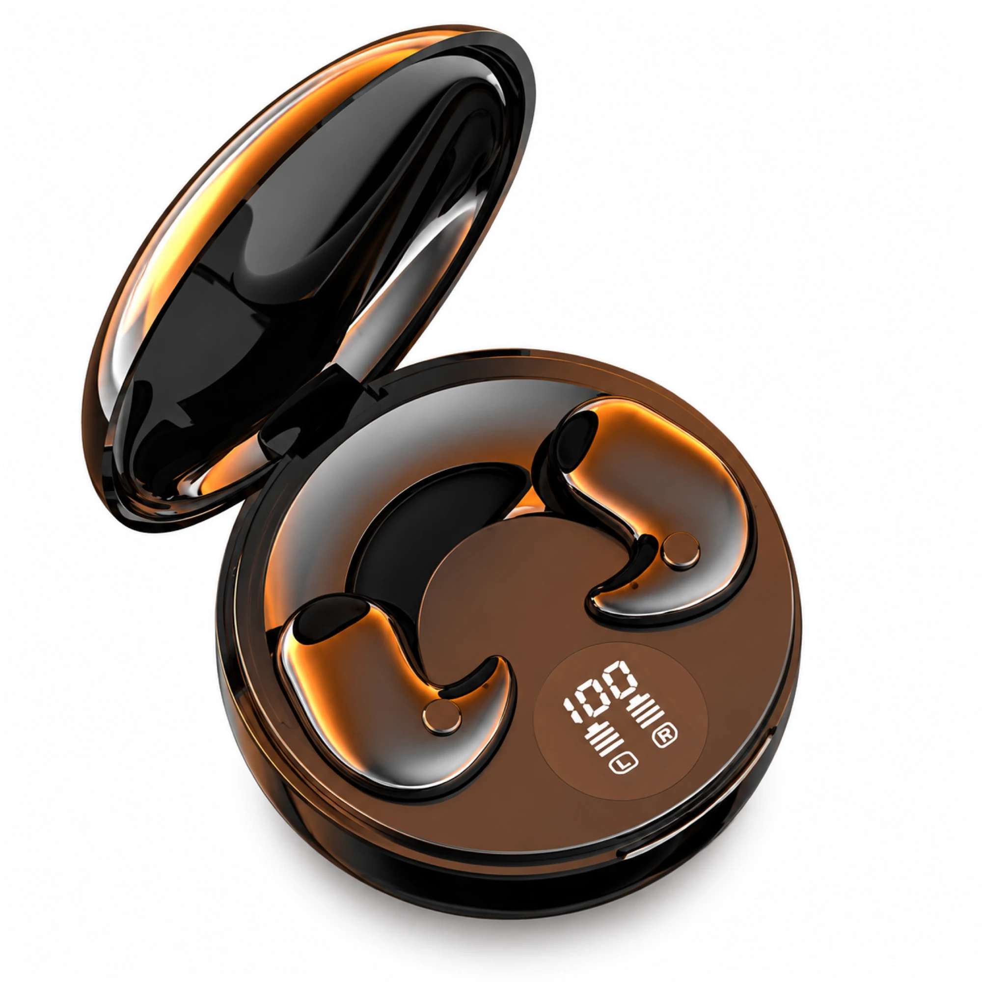 Bronze Crescent Wireless Earbuds