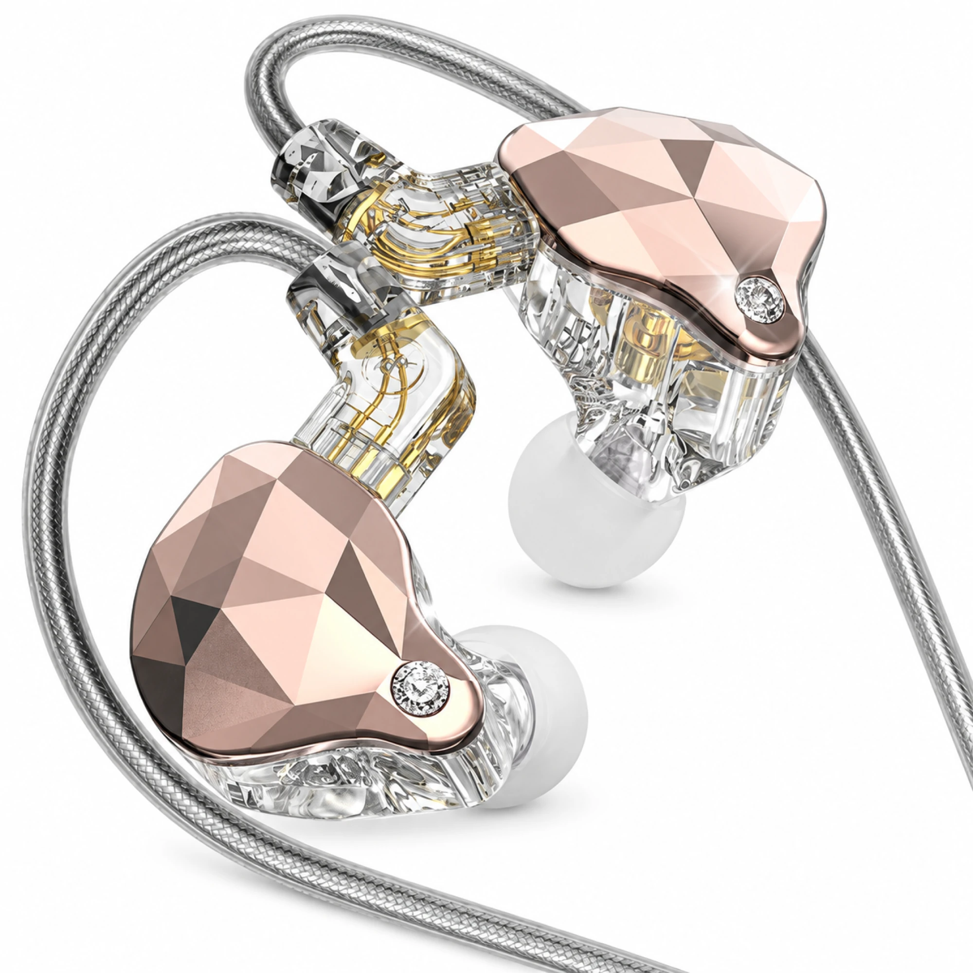 X4 Pro Geometric Faceplate In-Ear Monitors