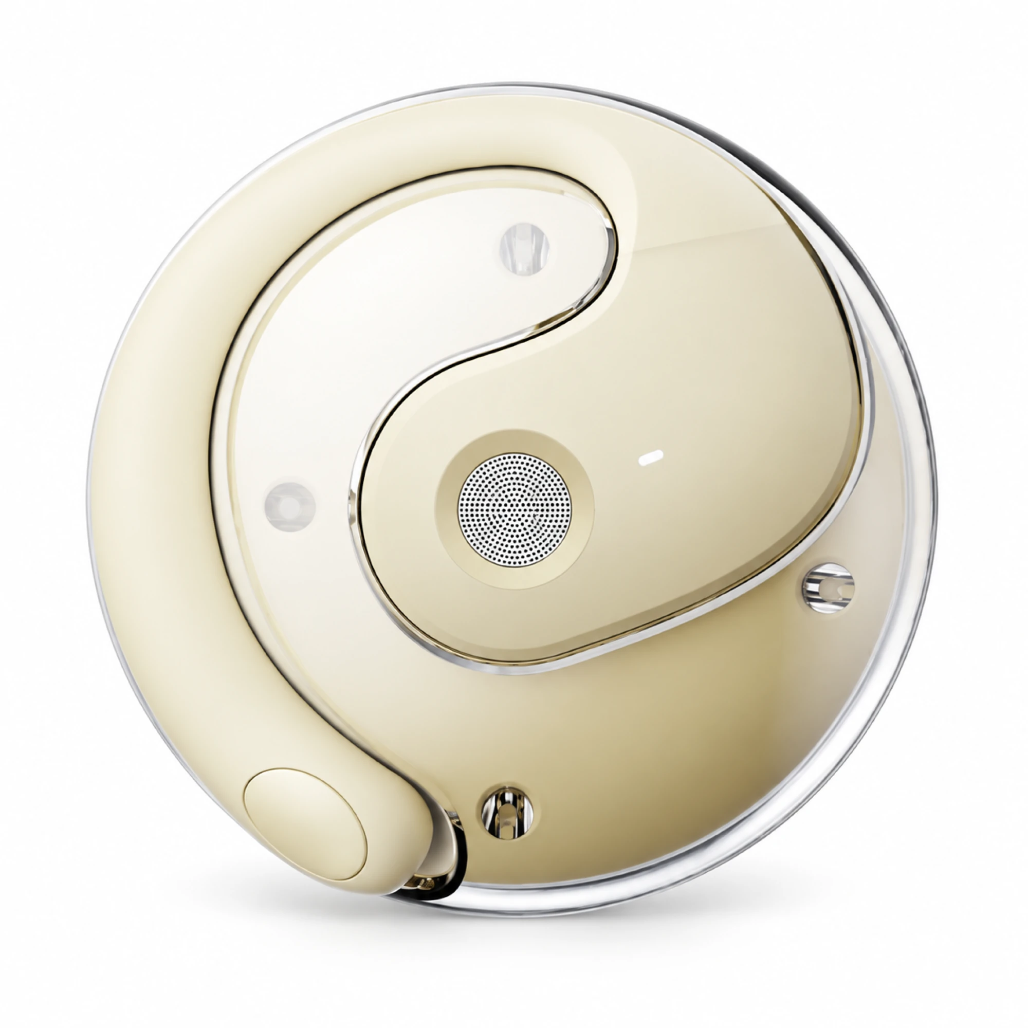 CREAM CURVE TRANSLATION EARPIECE photo
