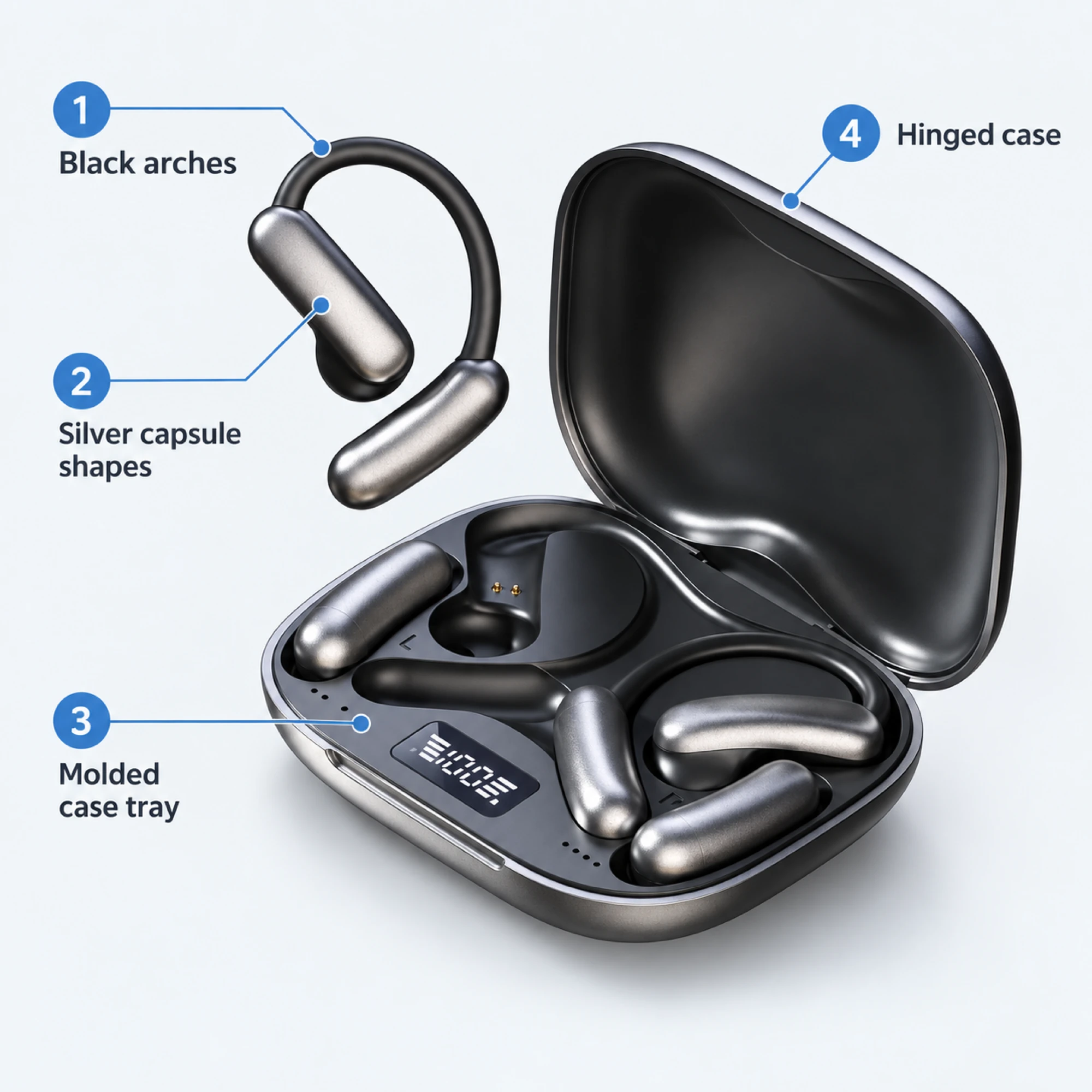 M143 Capsule-Hook Translation Earbuds — features