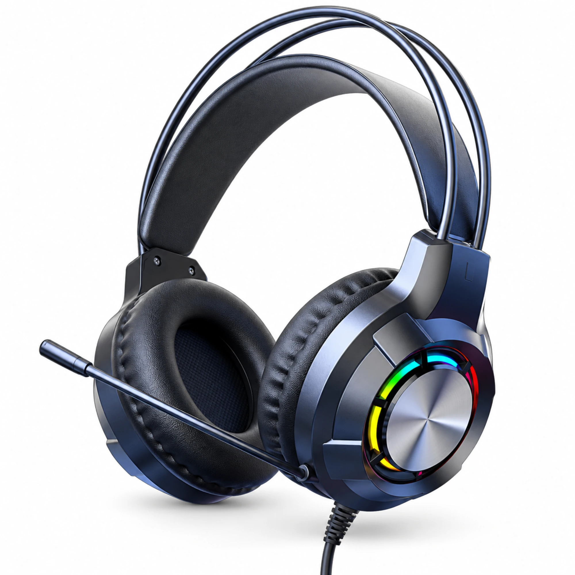 Wired Gaming Headset with Suspension Headband