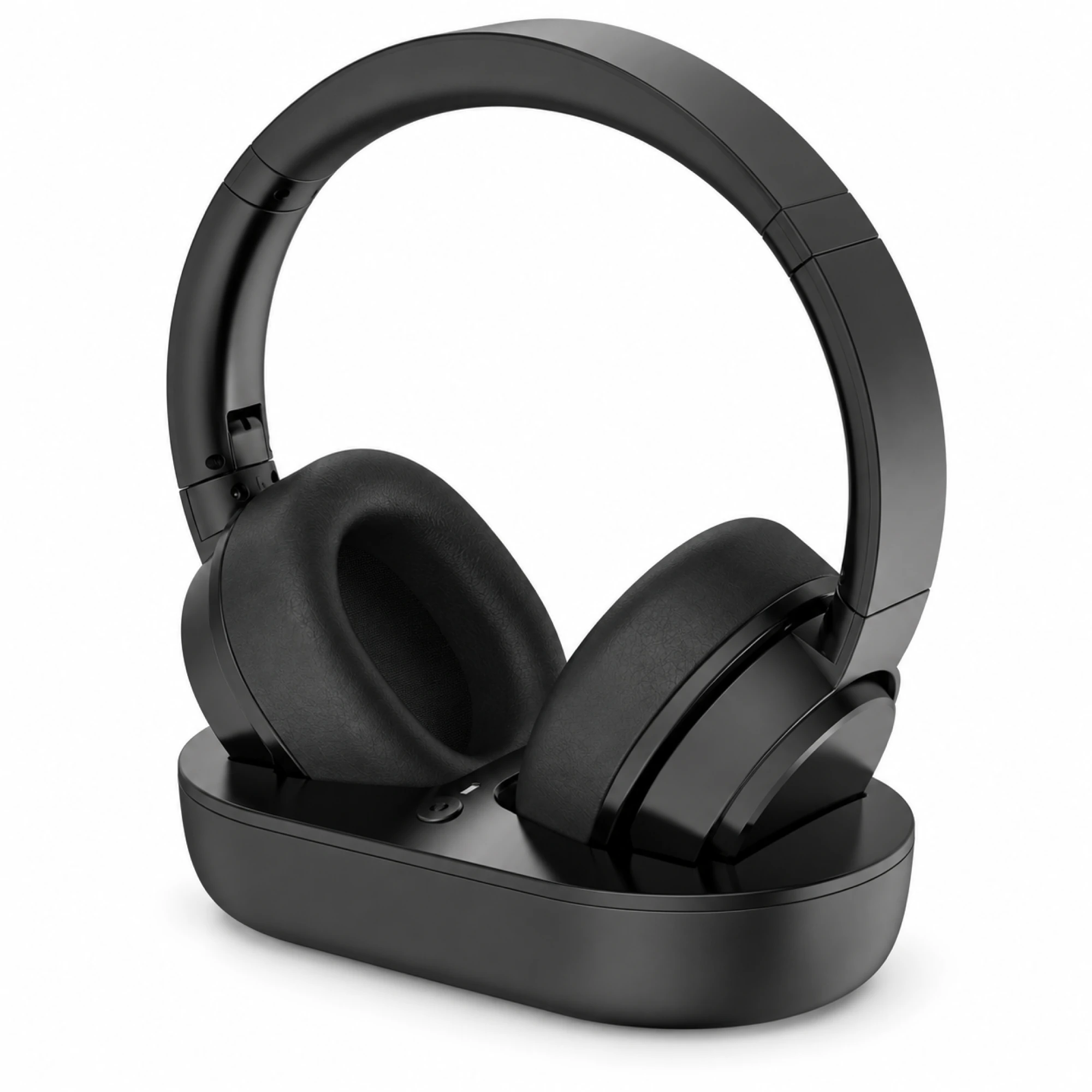 Wireless TV Headphones with Transmitter Base