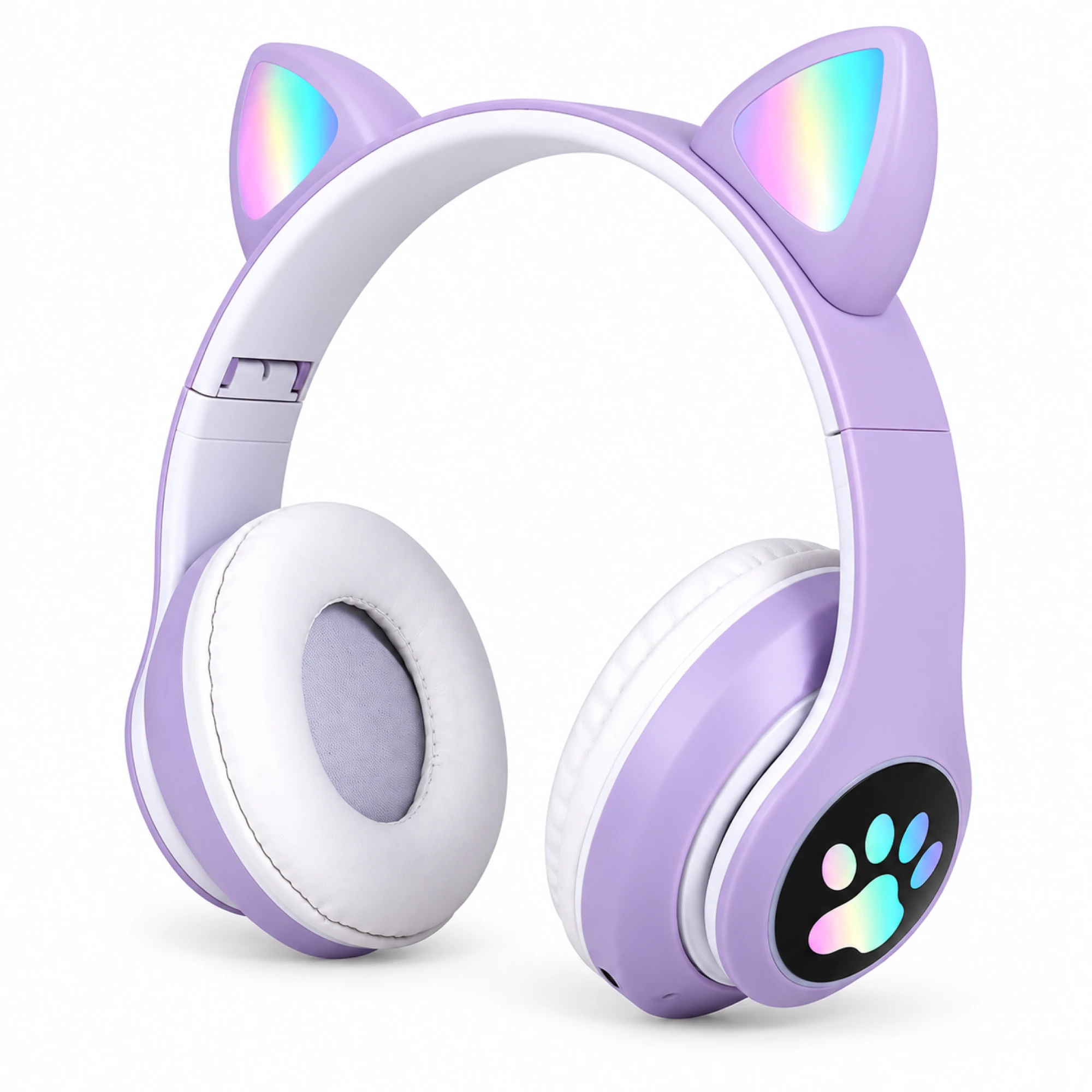 STN-28 Lavender Cat Ear Wireless Headphones