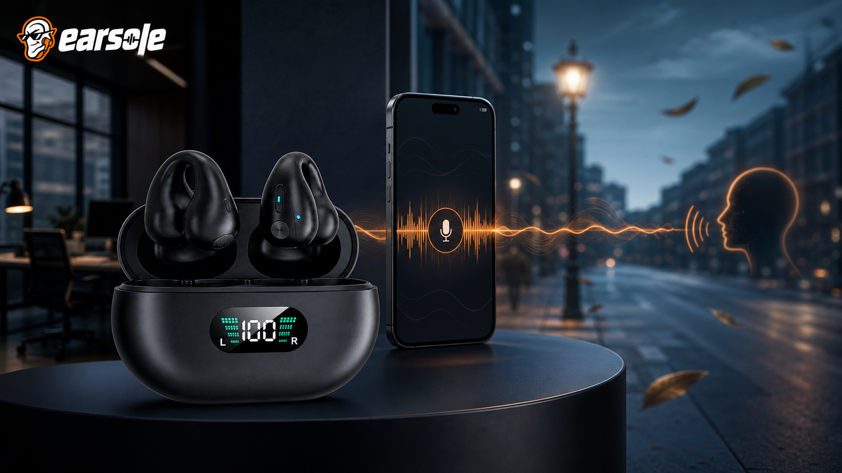 Open-Ear Earbuds With a Microphone: What the Other Person Hears — EARSOLE editorial guide