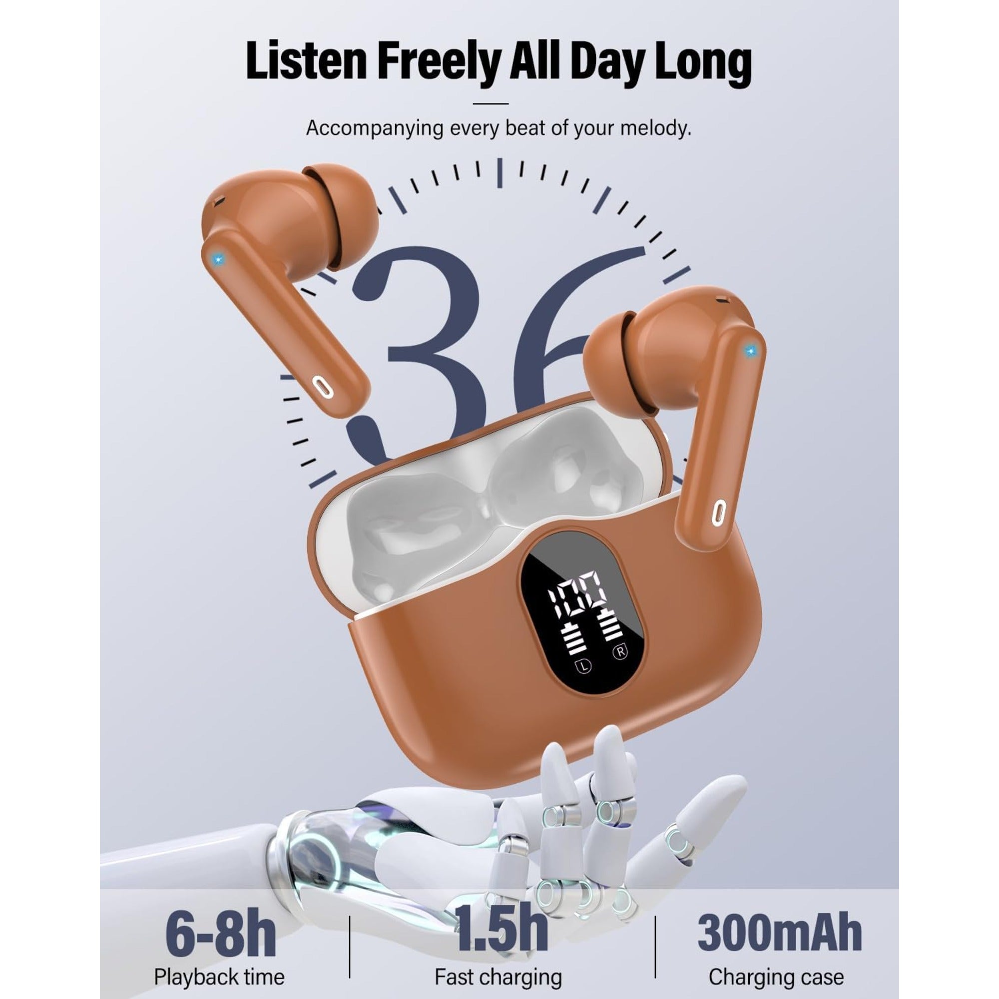 EARSOLE Noise Cancelling Wireless Earbuds Series 120 image 5