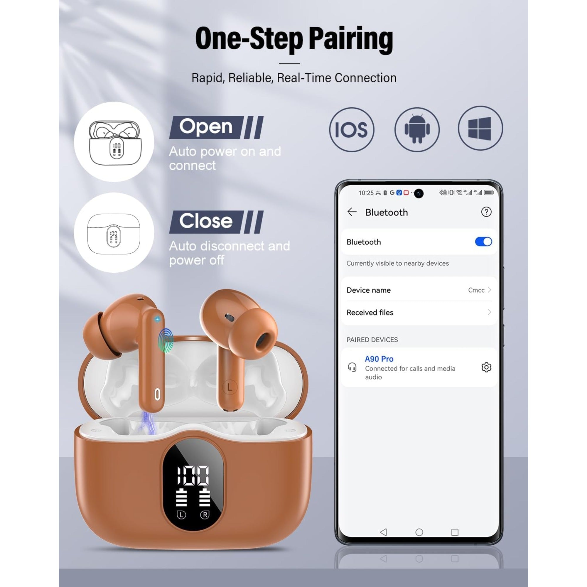 EARSOLE Noise Cancelling Wireless Earbuds Series 120 image 6