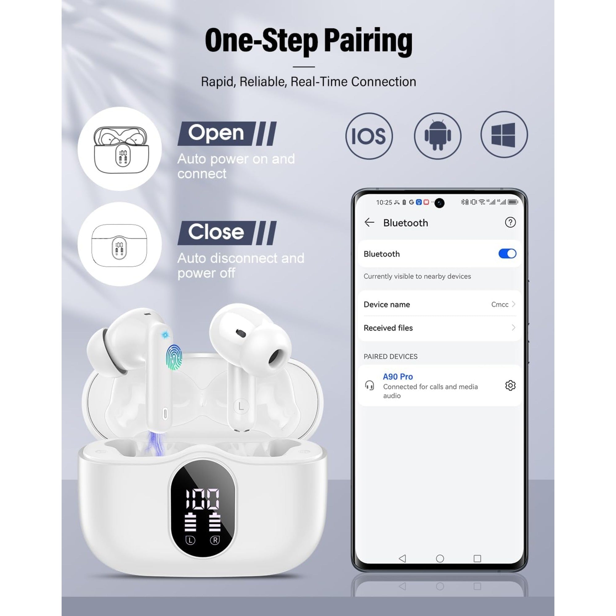 EARSOLE Noise Cancelling Wireless Earbuds Series 122 image 6