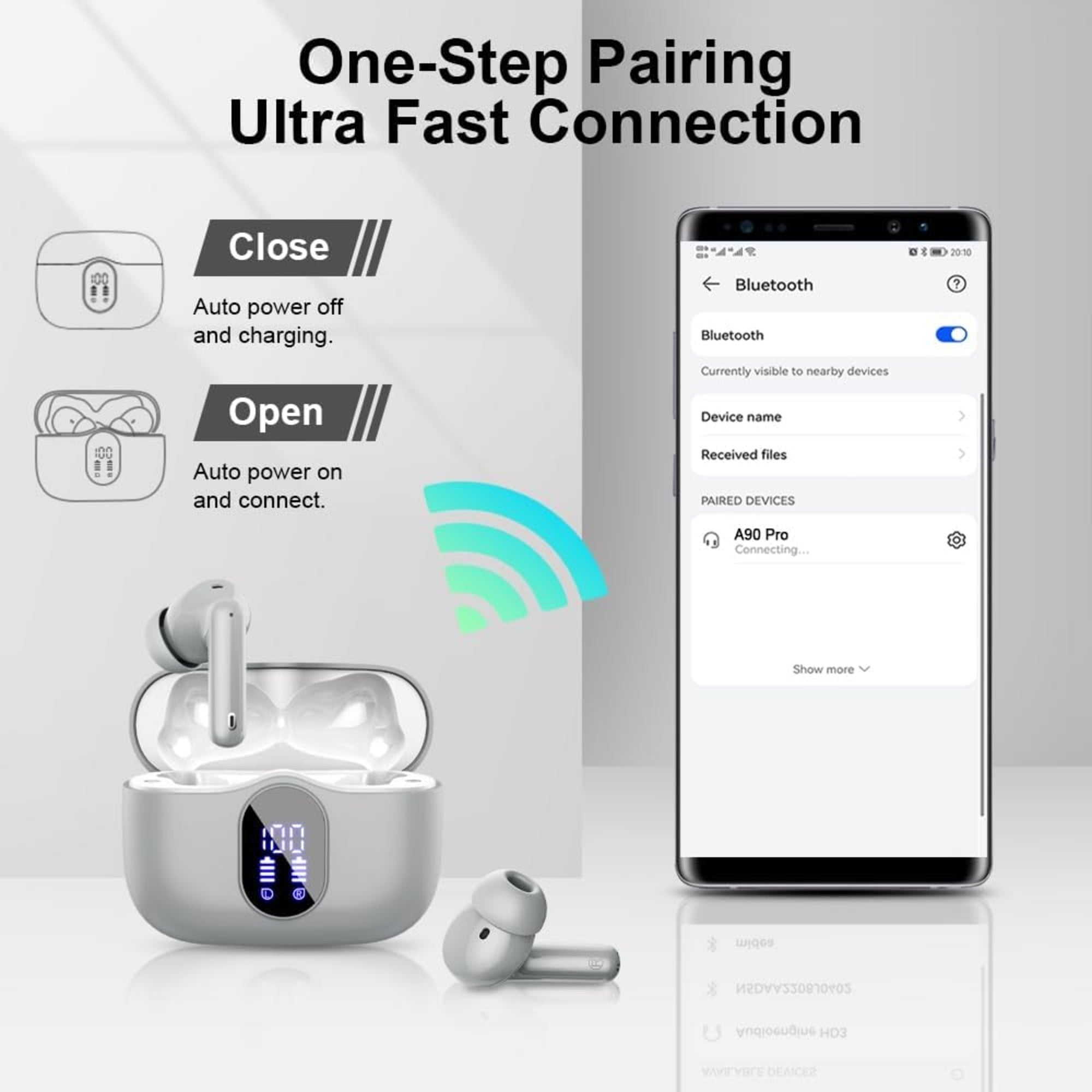 EARSOLE Noise Cancelling Wireless Earbuds Series 126 image 5