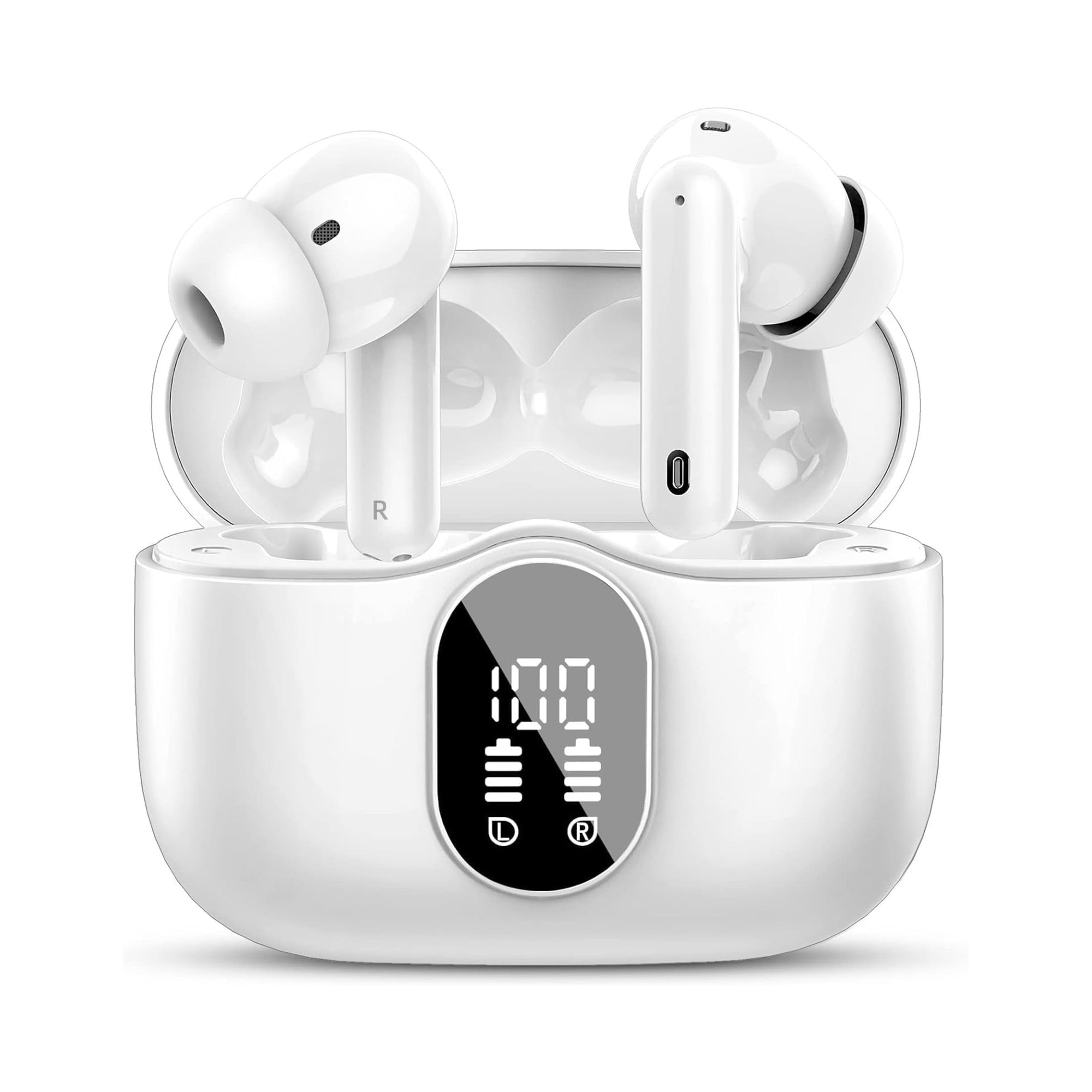 EARSOLE True Wireless Earbuds Series 132 pure white background main product photo