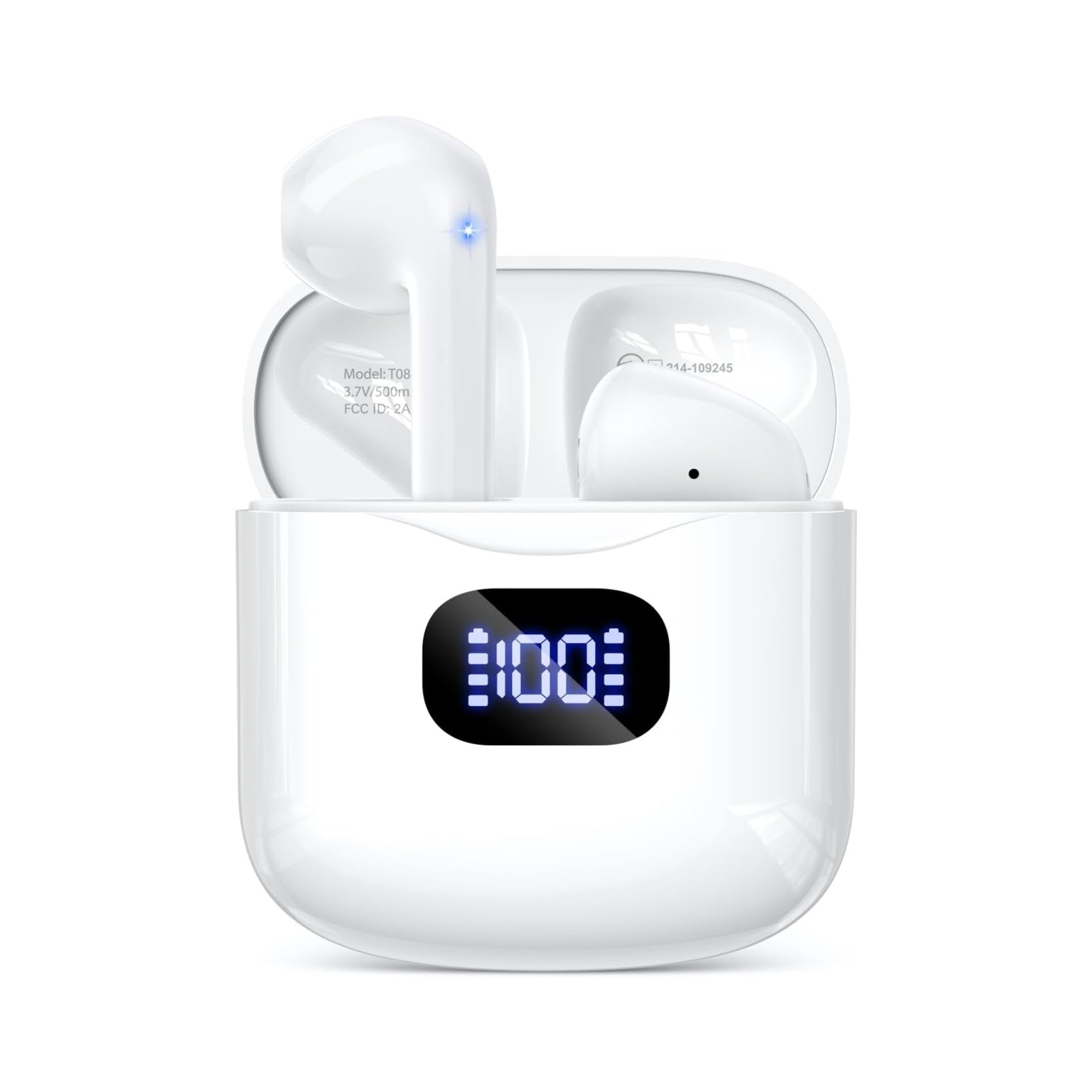 EARSOLE True Wireless Earbuds Series 136 pure white background main product photo