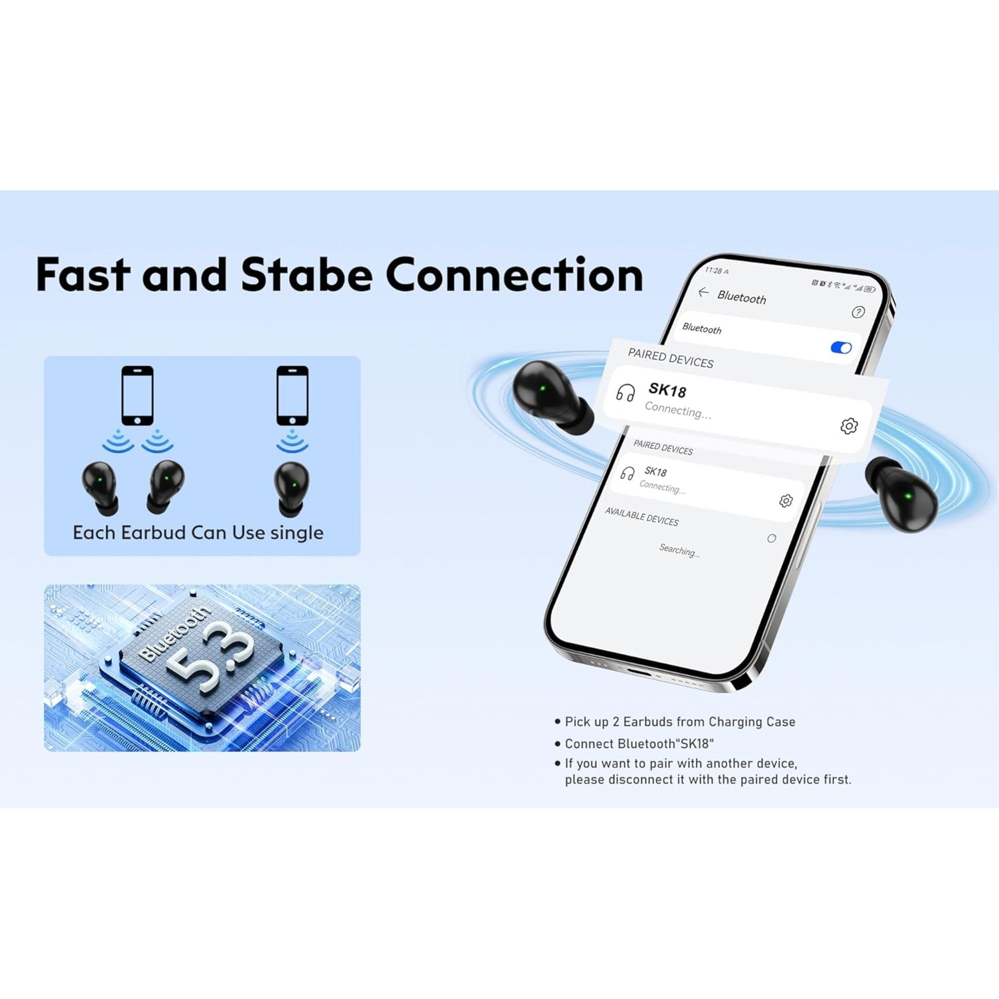 EARSOLE True Wireless Earbuds Series 162 product image 6