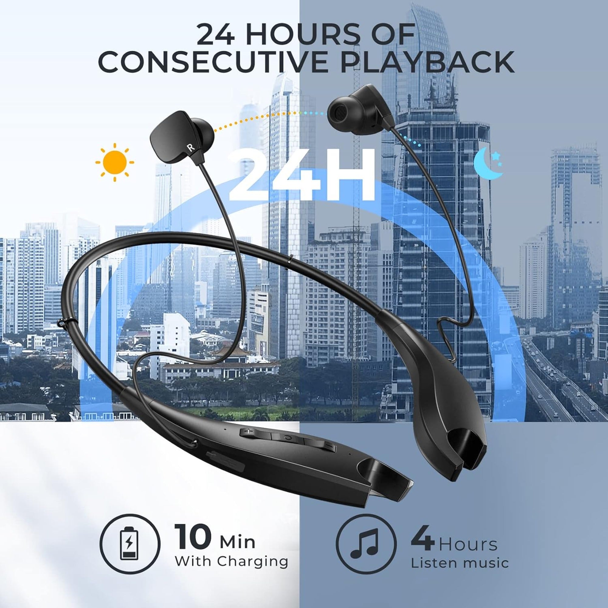 EARSOLE Bluetooth Neckband Earphones Series 174 product image 3