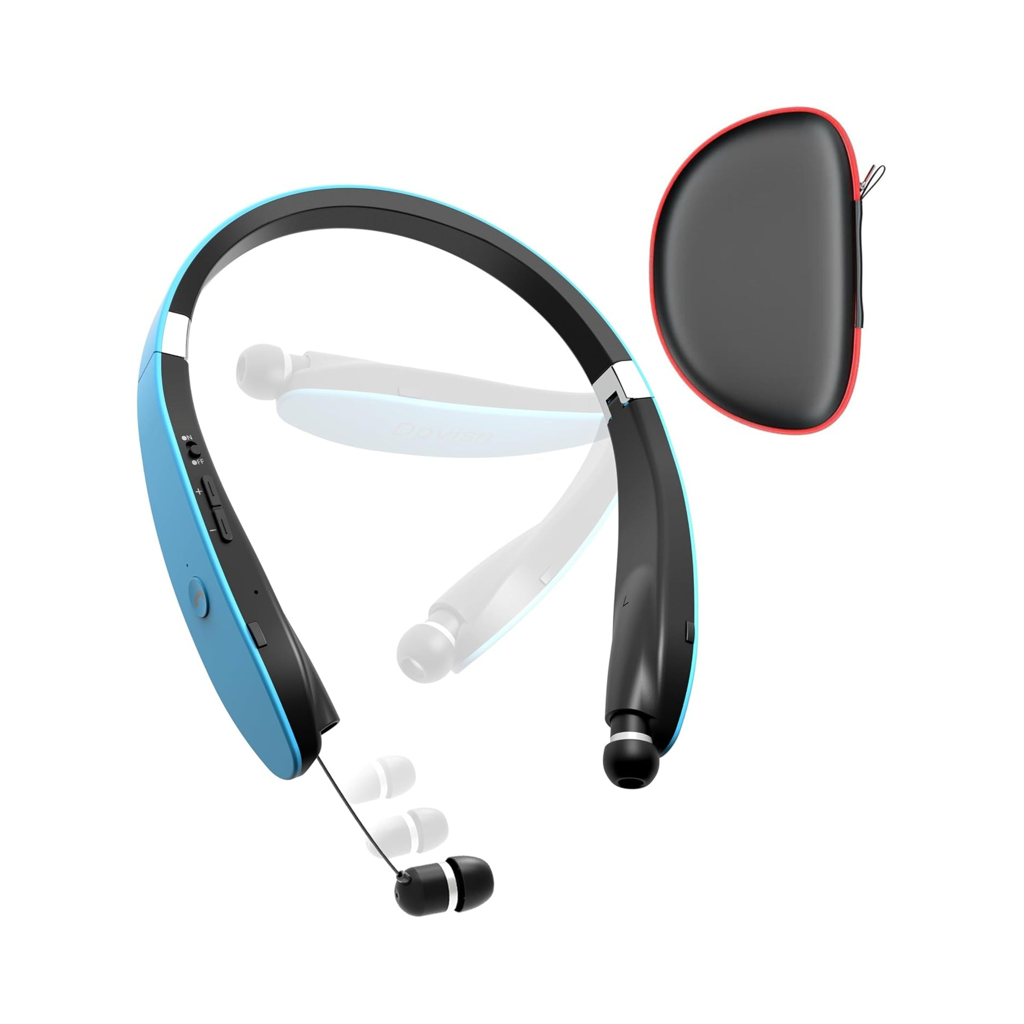 EARSOLE Bluetooth Neckband Earphones Series 175 pure white background main product photo
