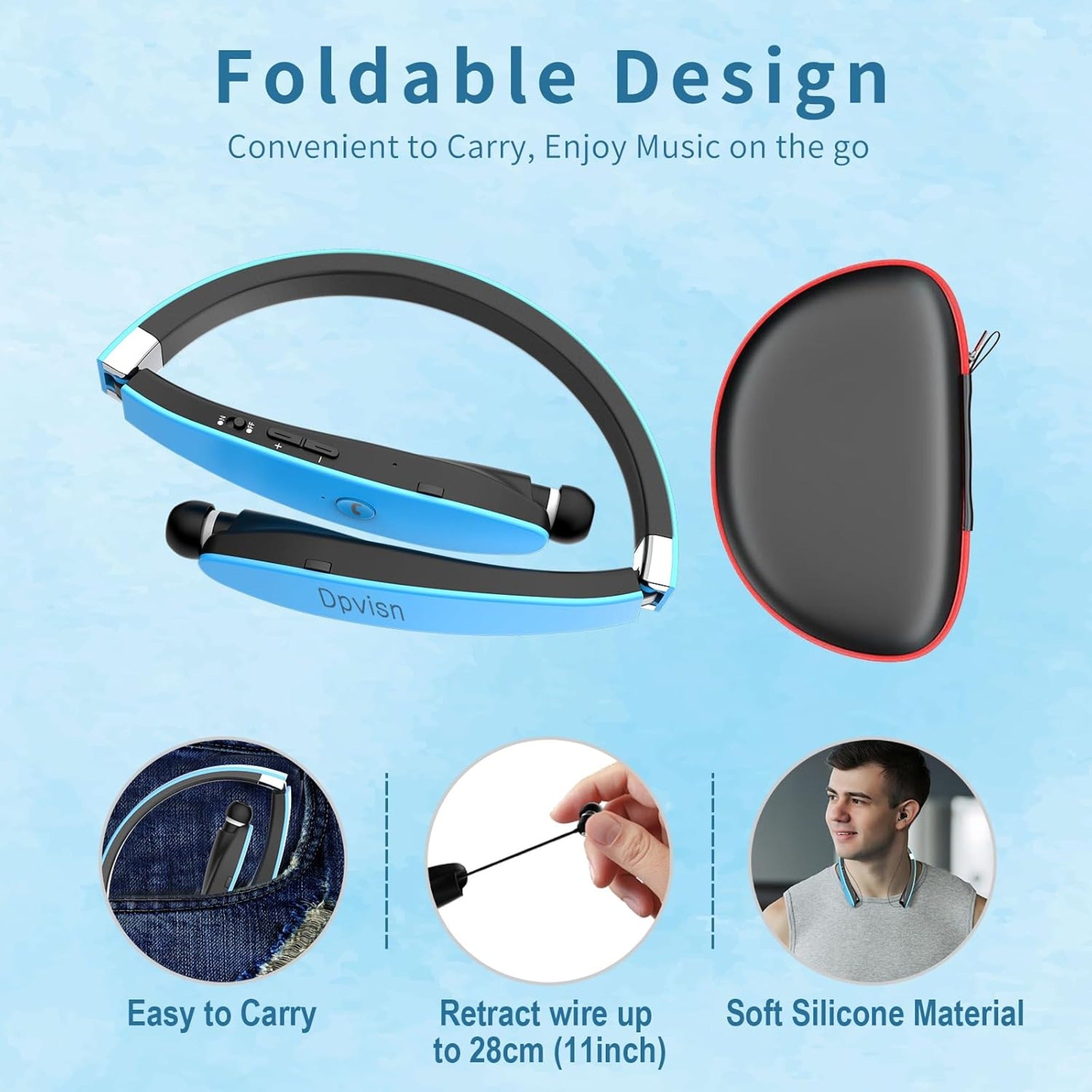 EARSOLE Bluetooth Neckband Earphones Series 175 product image 4