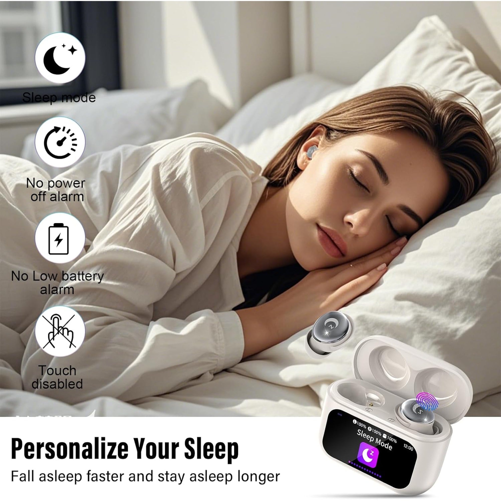 EARSOLE Sleep Wireless Earbuds Series 181 — alternate view