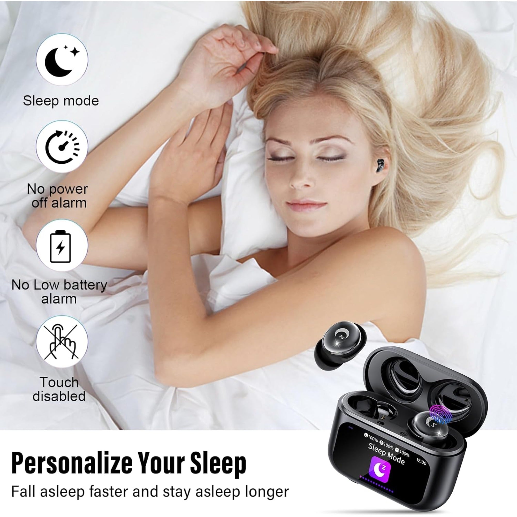EARSOLE Sleep Wireless Earbuds Series 182 — alternate view