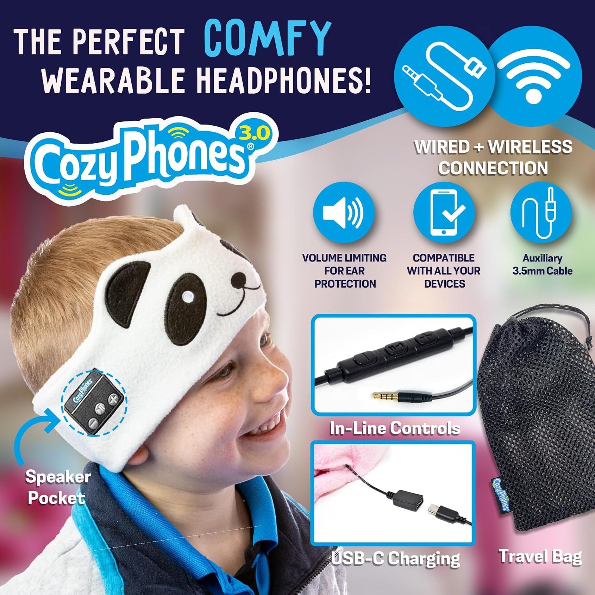 EARSOLE Kids Wireless Headphones Series 185 product image 3