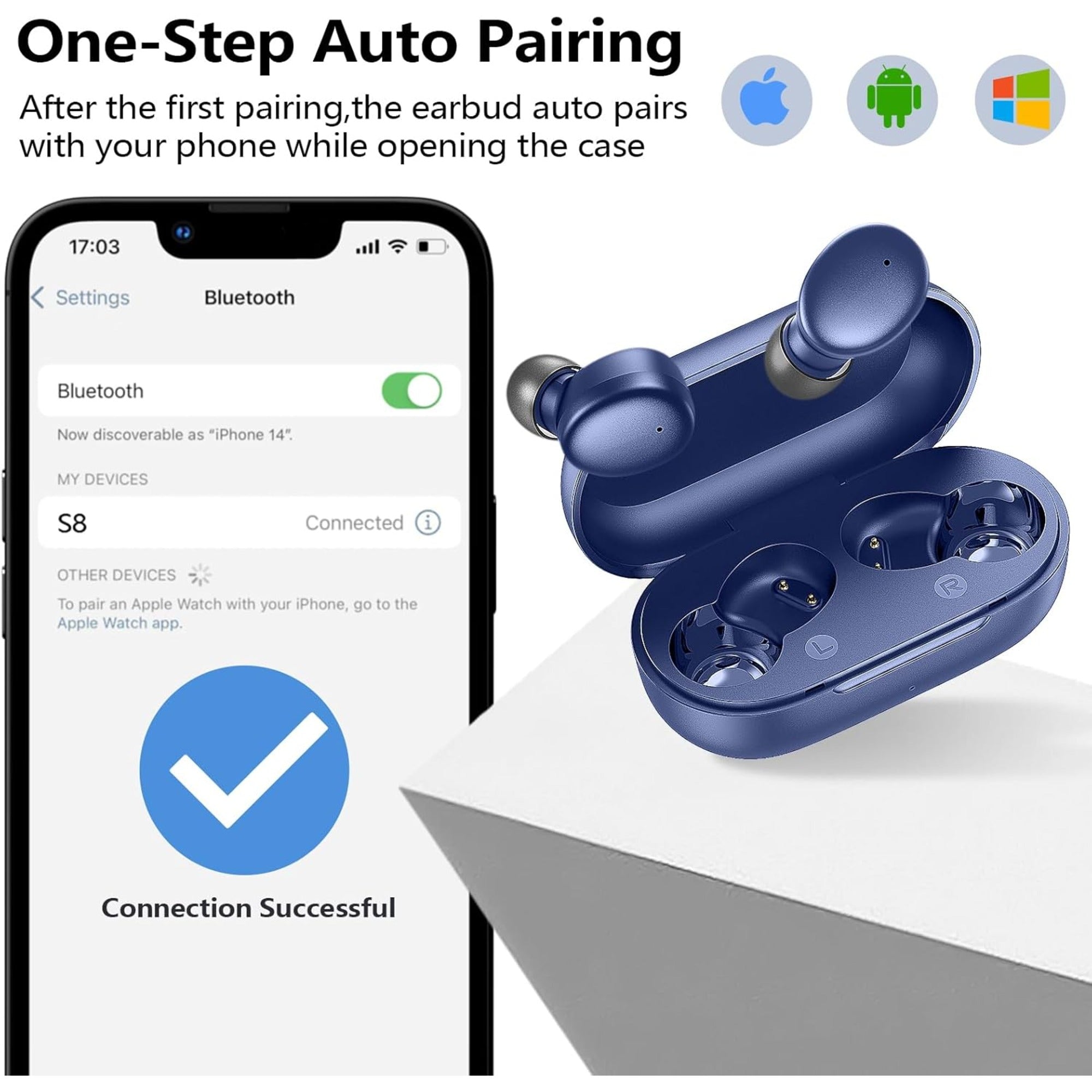 EARSOLE True Wireless Earbuds Series 196 — alternate view