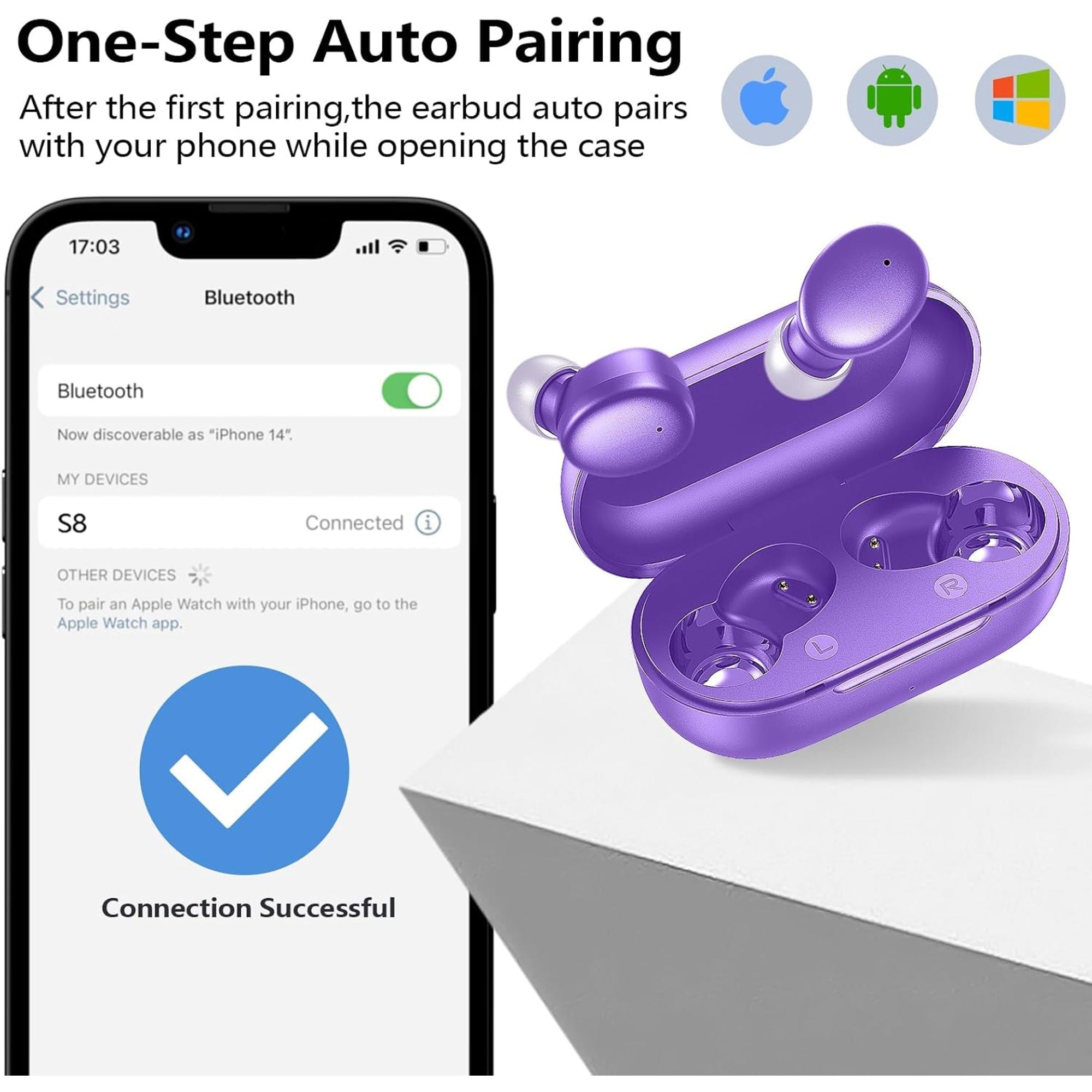 EARSOLE True Wireless Earbuds Series 197 — alternate view