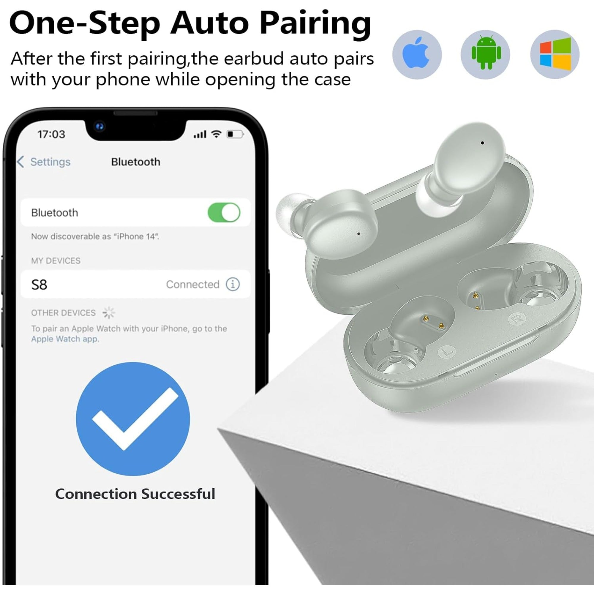 EARSOLE True Wireless Earbuds Series 199 — alternate view