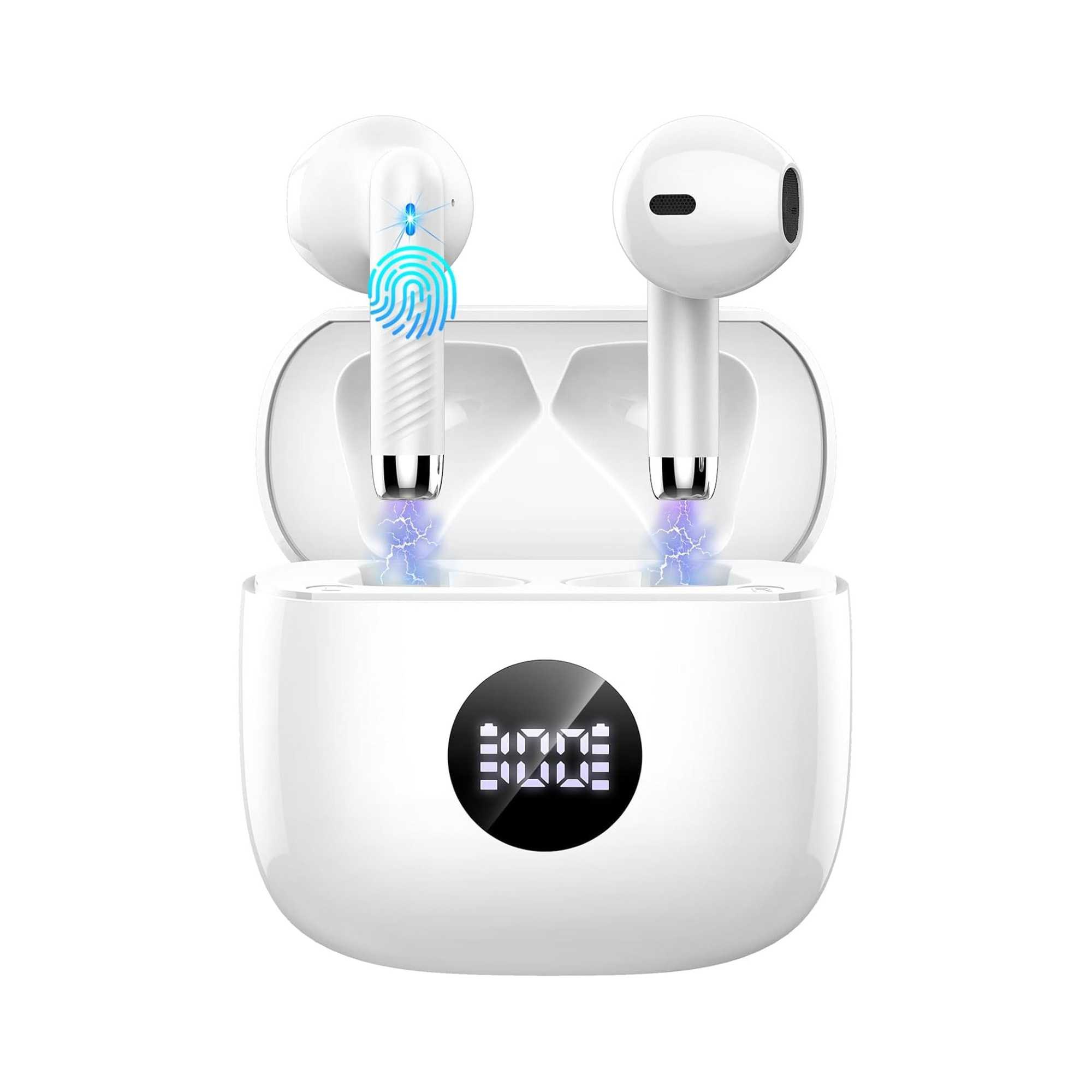 EARSOLE True Wireless Earbuds Series 212 pure white background main product photo