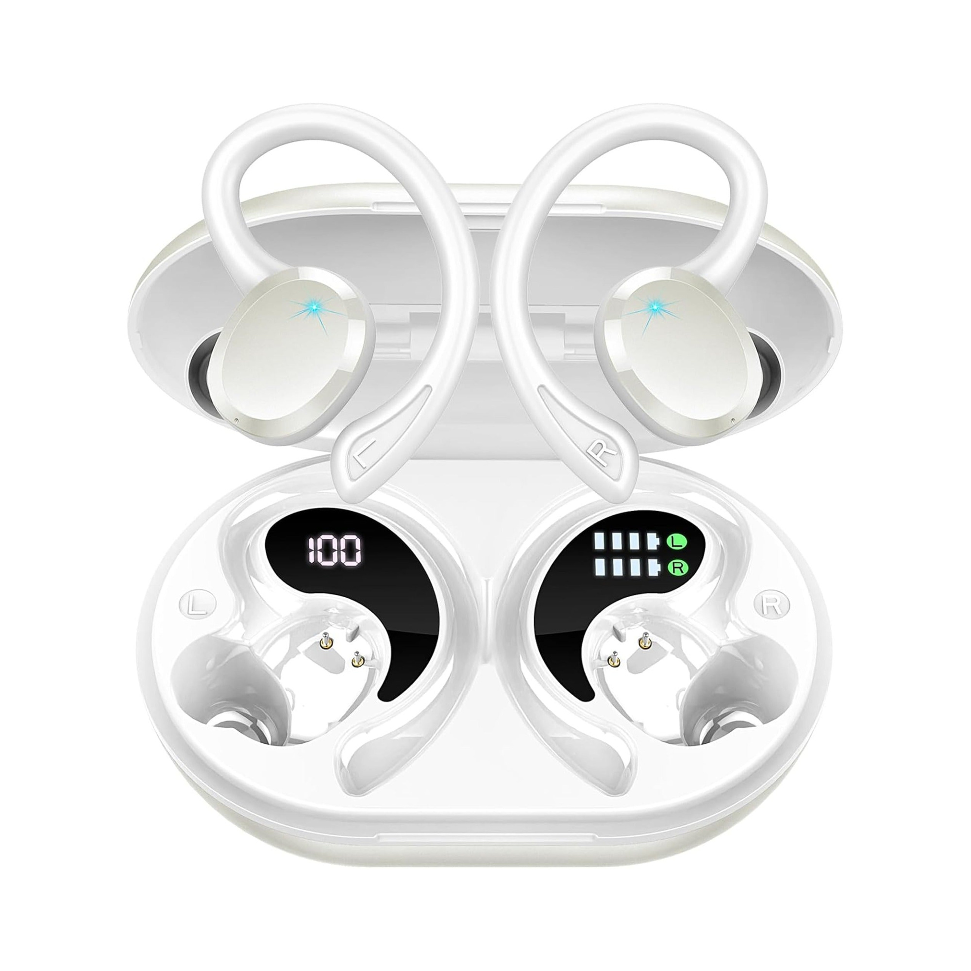 EARSOLE True Wireless Earbuds Series 222 pure white background main product photo