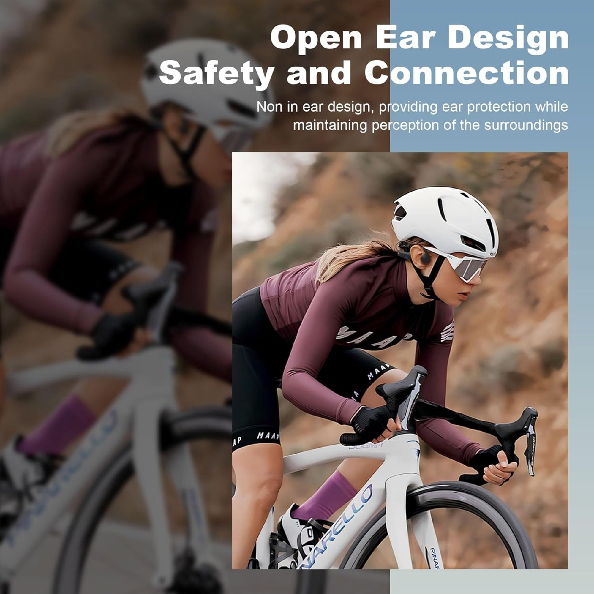 EARSOLE Bone Conduction Open-Ear Sport Headphones — alternate view