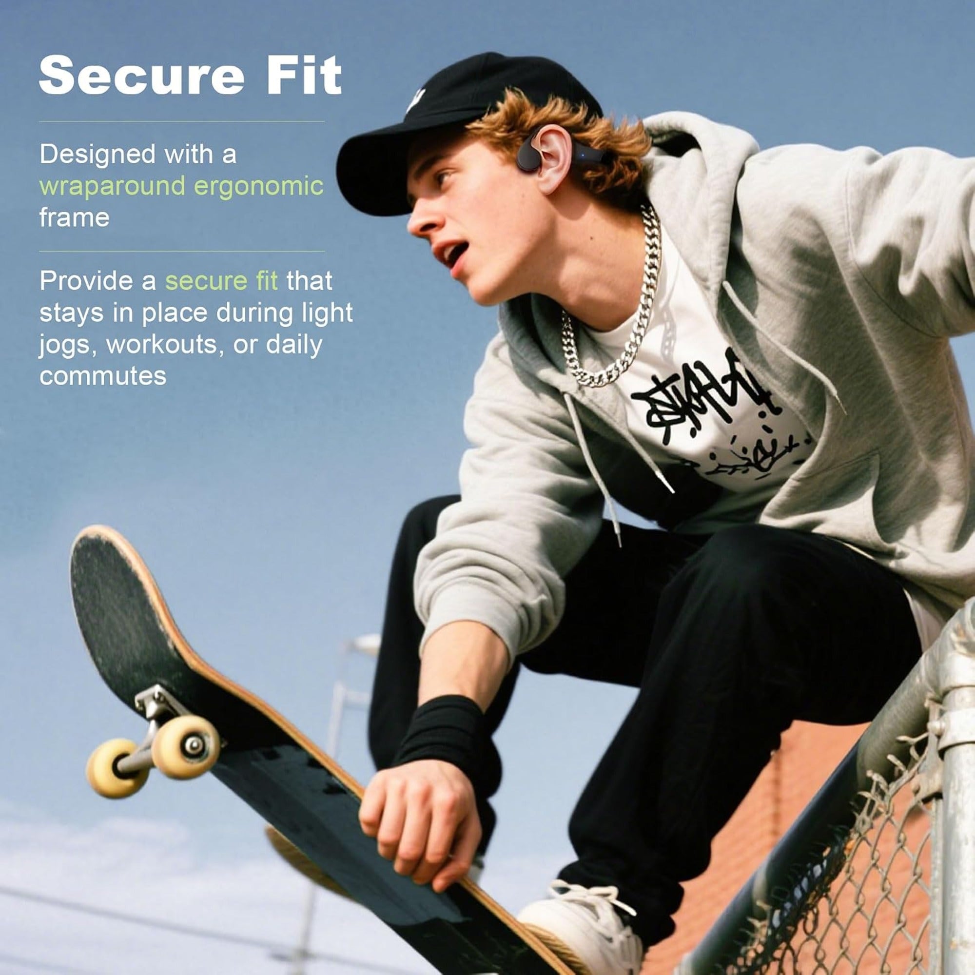 EARSOLE Bone Conduction Open-Ear Sport Headphones product image 3