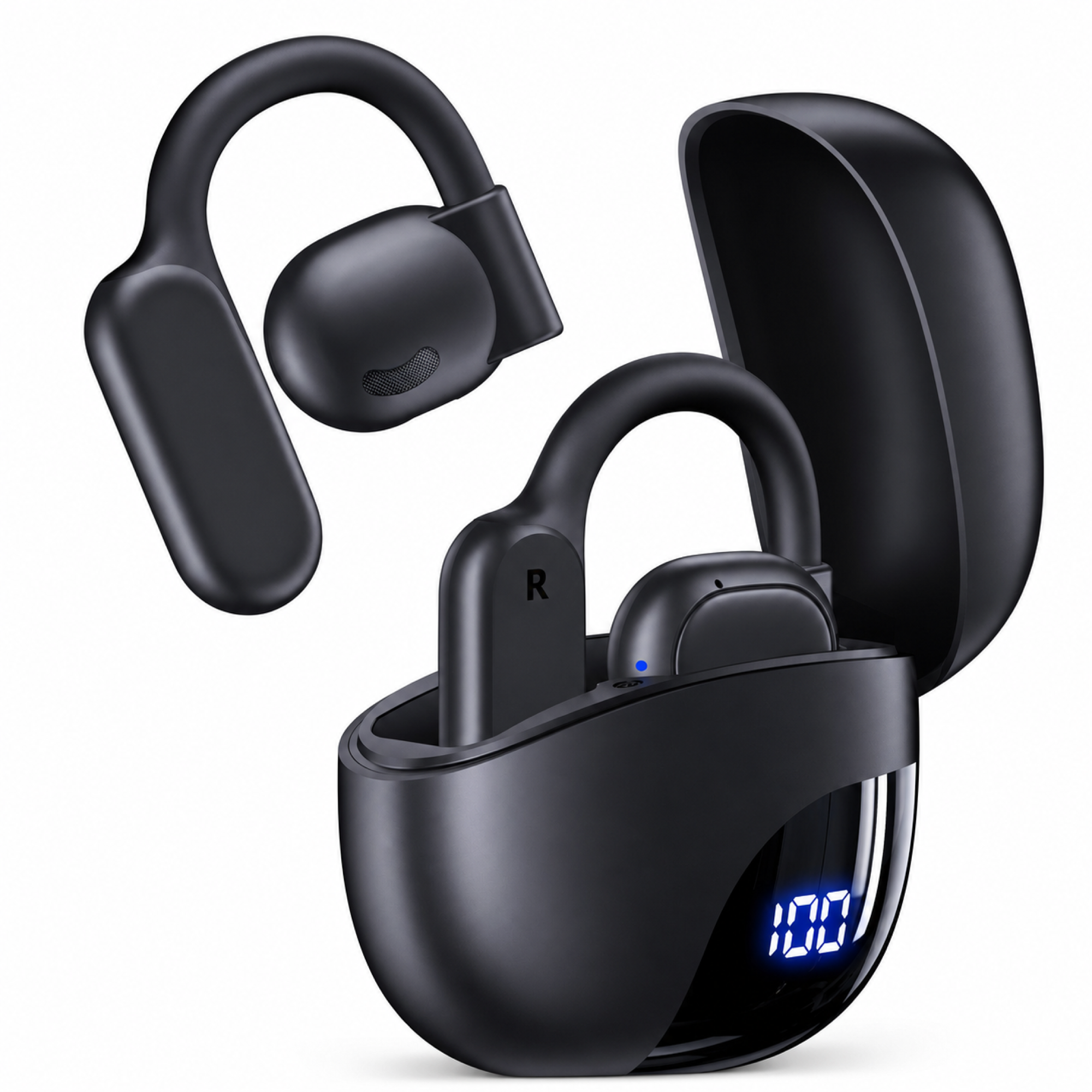 EARSOLE K08 Open-Ear AI Translation Earbuds — 164 Languages, 7 Modes