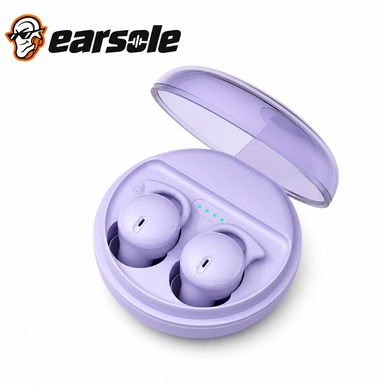 EARSOLE Q26 purple Bluetooth 5.3 sleeping earbuds