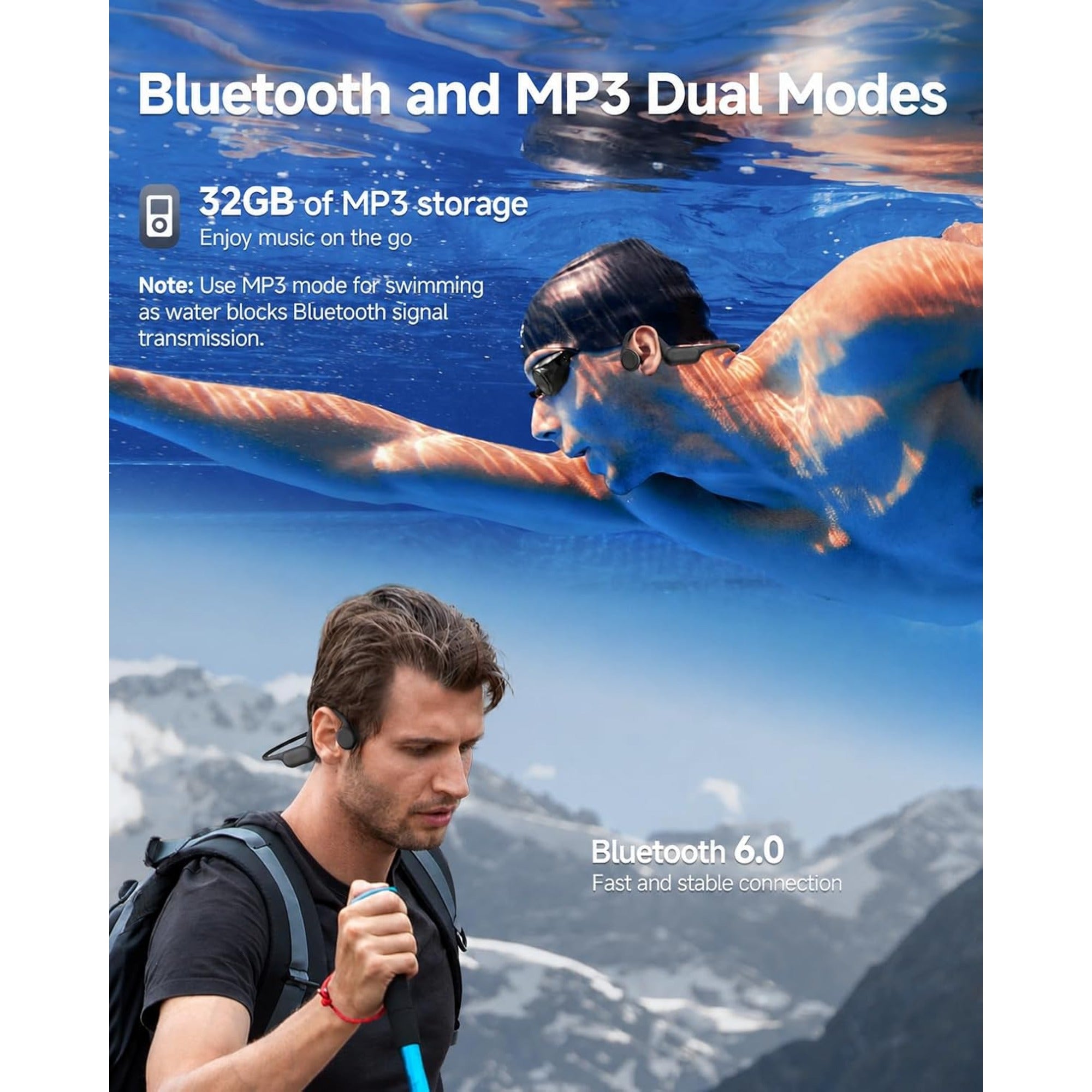 EARSOLE Waterproof Swimming Headphones product image 3